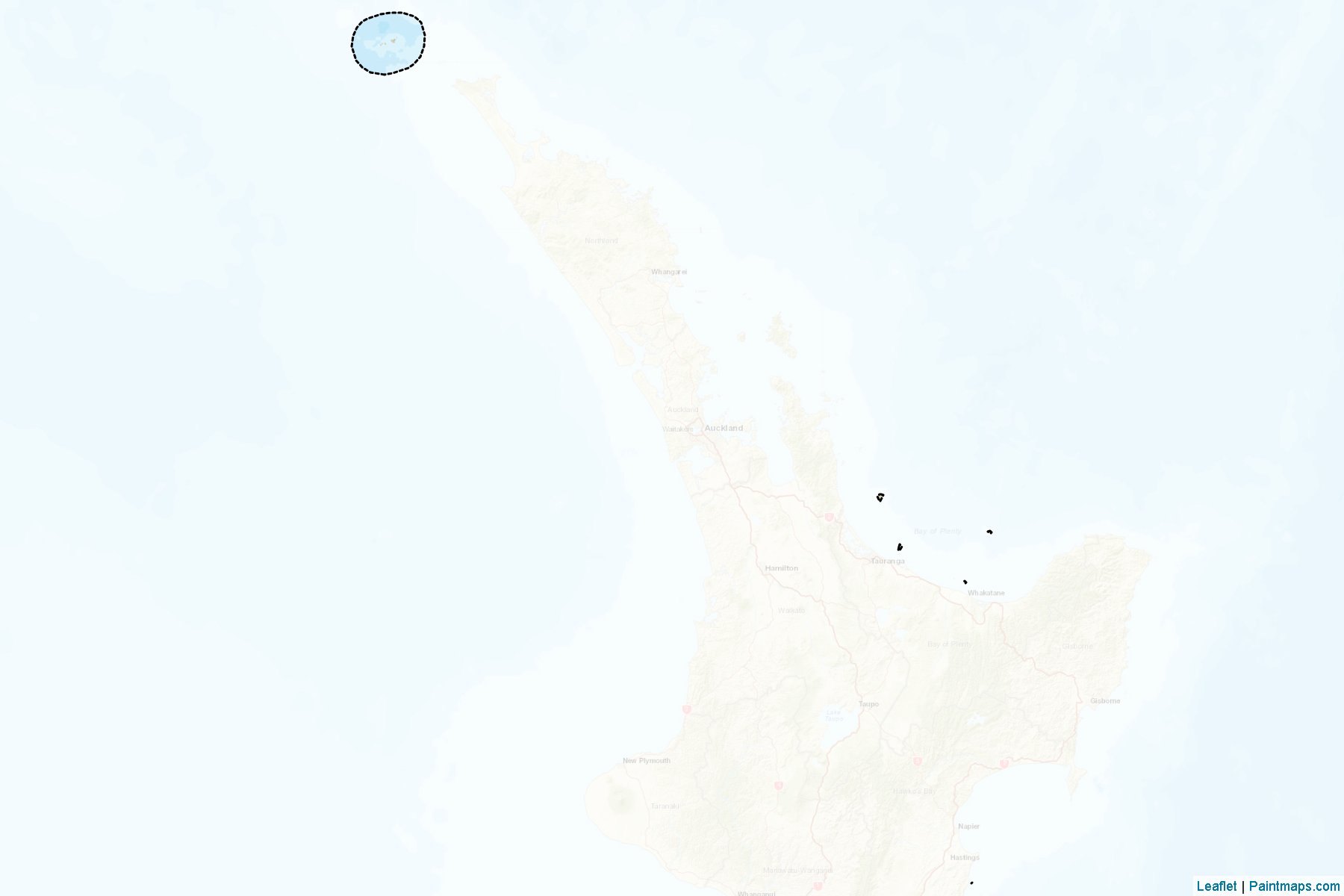 Muestras de recorte de mapas Area Outside Territorial Authority (Bay of Plenty Region)-2