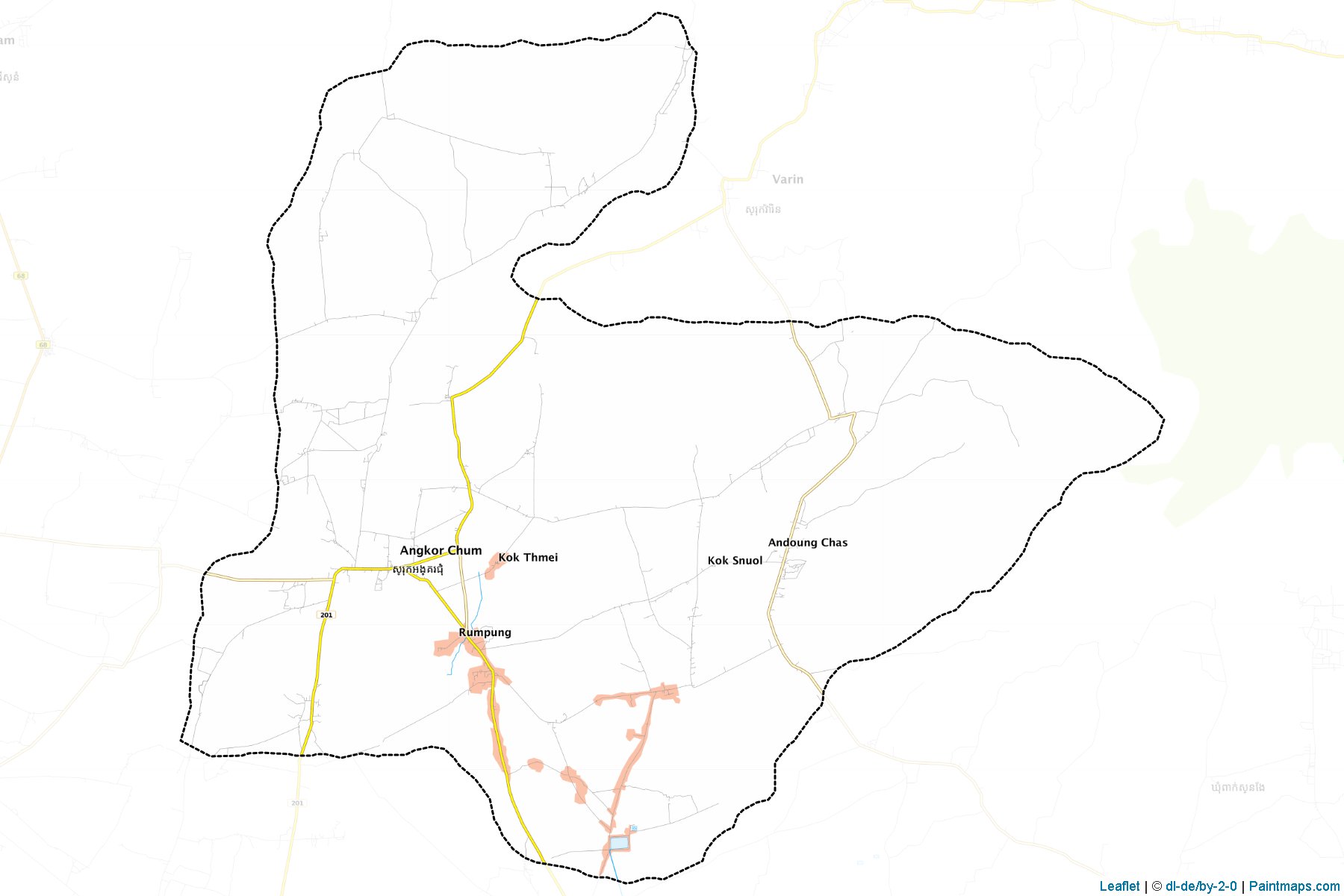 Angkor Chum (Siem Reap Province) Map Cropping Samples-1