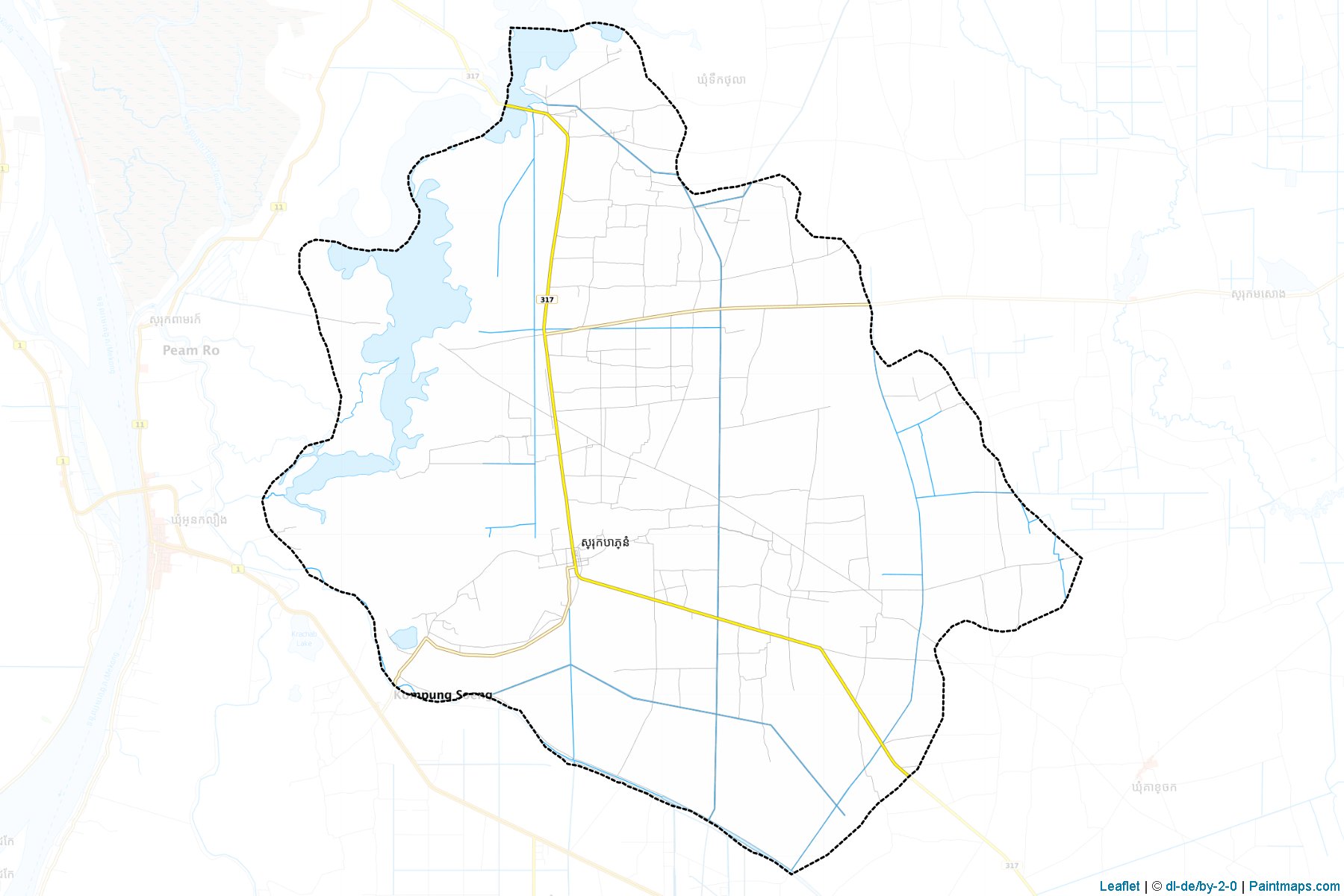 Ba Phnum (Prey Veng) Map Cropping Samples-1