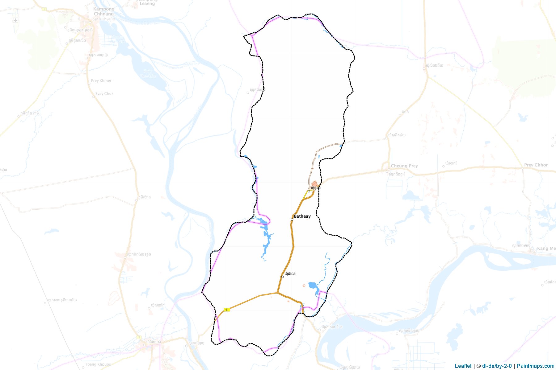 Muestras de recorte de mapas Batheay (Kâmpóng Cham)-1