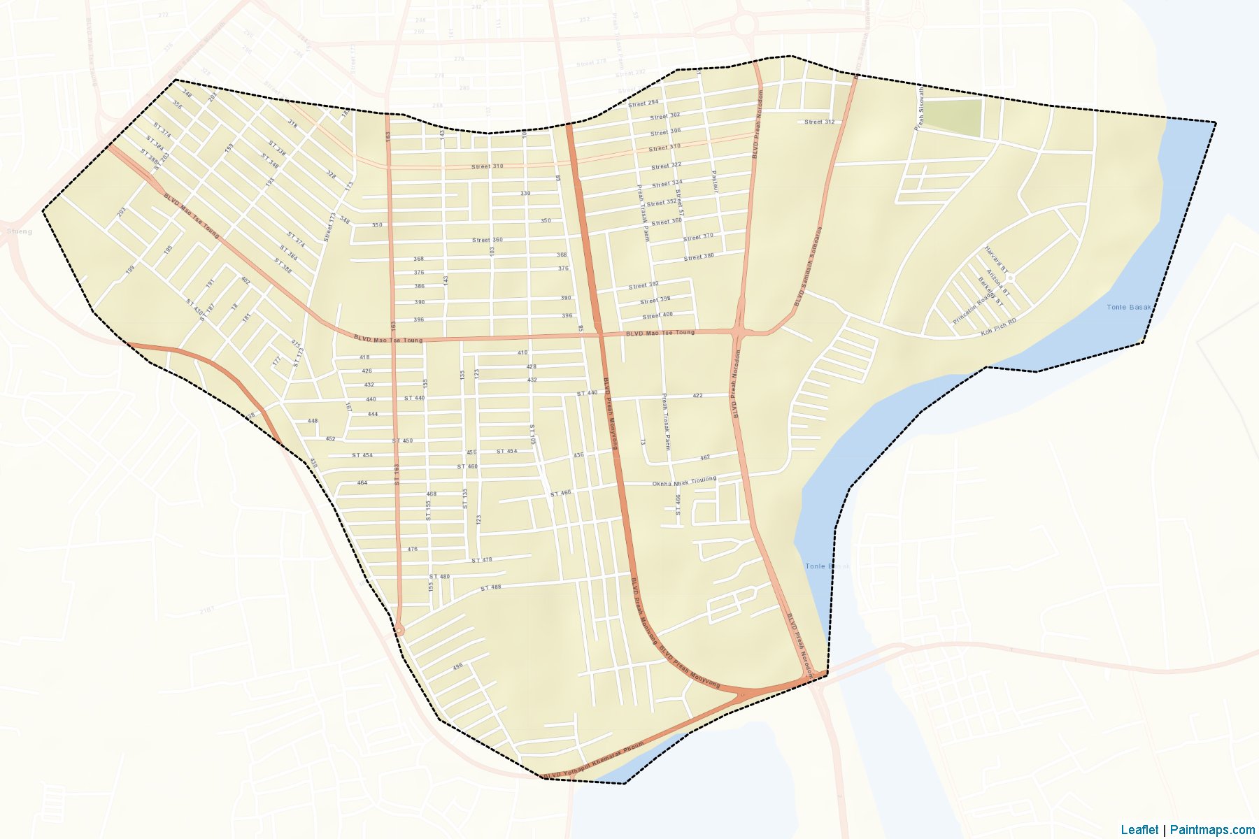 Chamkar Mon (Phnum Penh) Map Cropping Samples-2