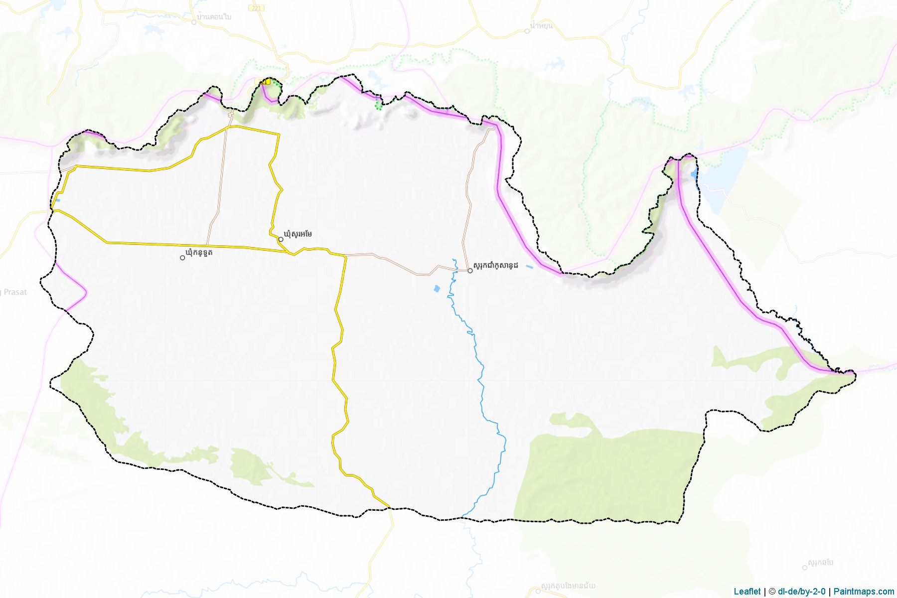 Choam Khsant (Preah Vihear) Map Cropping Samples-1