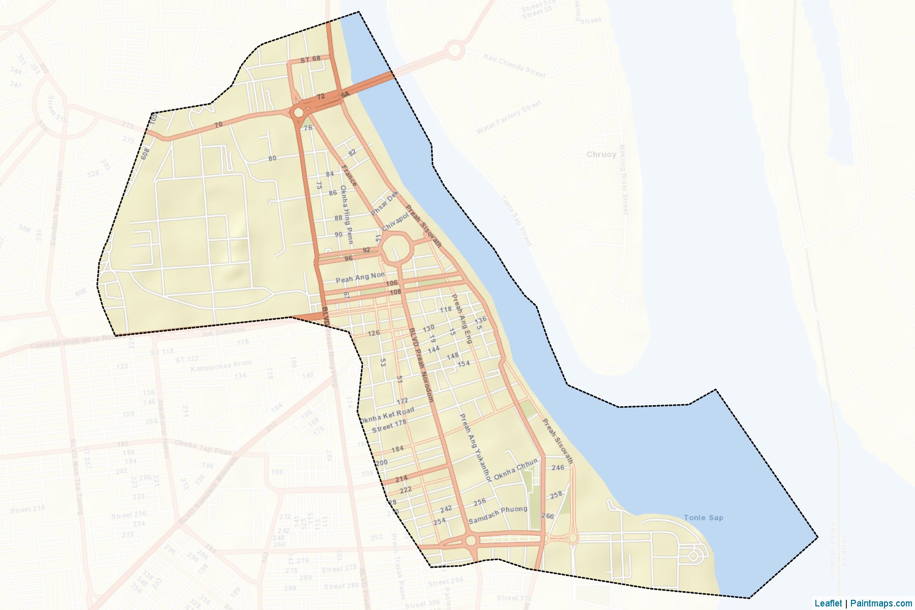 Doun Penh (Phnum Penh) Map Cropping Samples-2