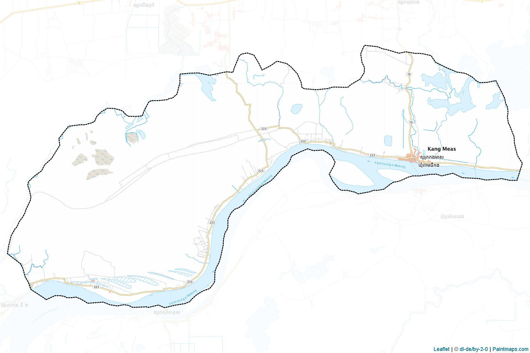 Kang Meas (Kampong Cham) Map Cropping Samples-1