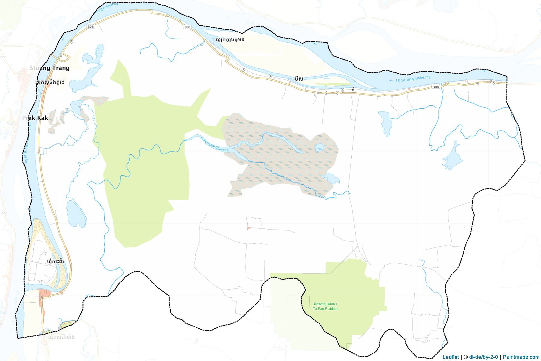 Krouch Chhmar (Tbong Khmum) Map Cropping Samples-1