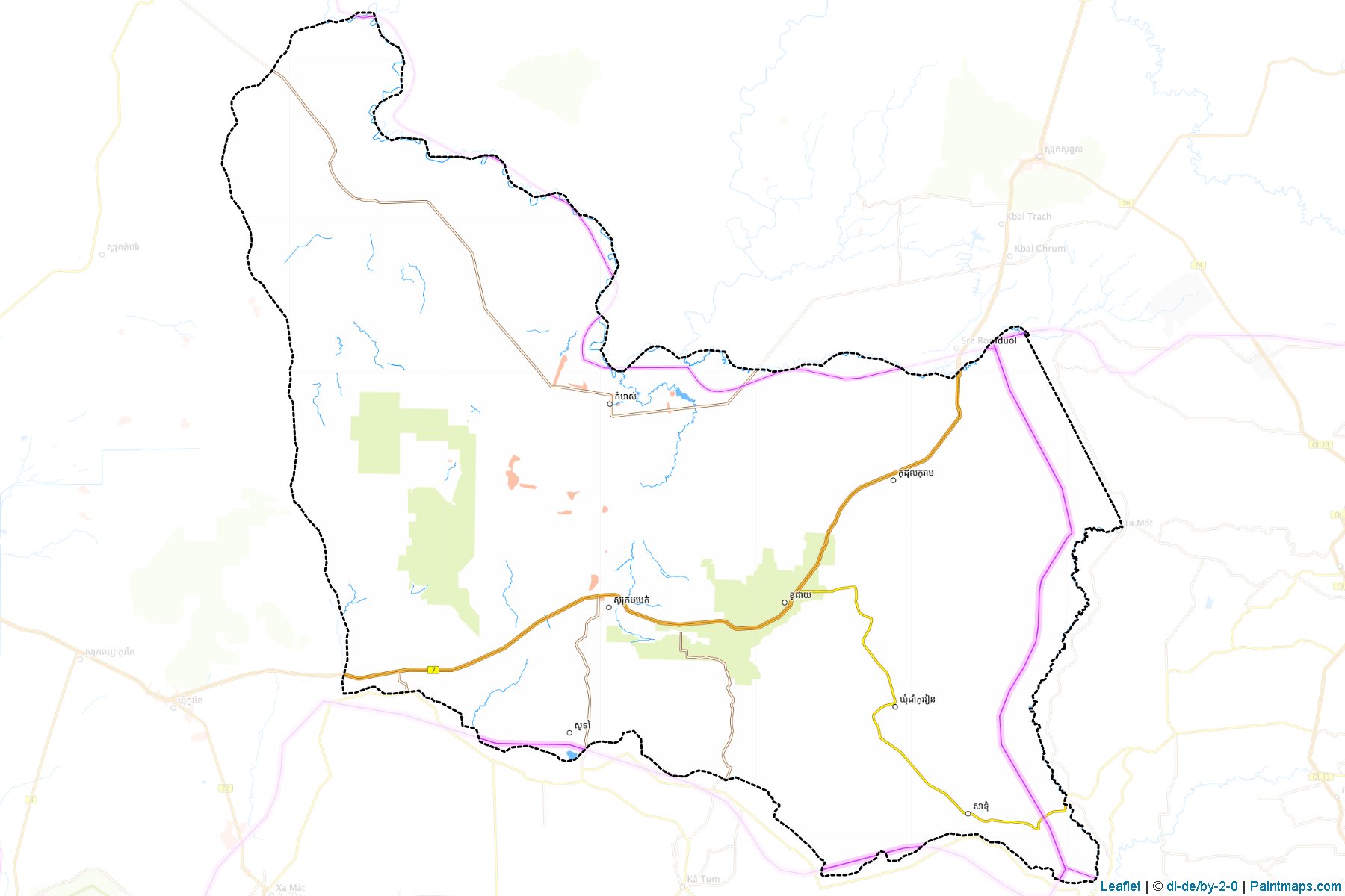 Memot (Tbong Khmum) Map Cropping Samples-1