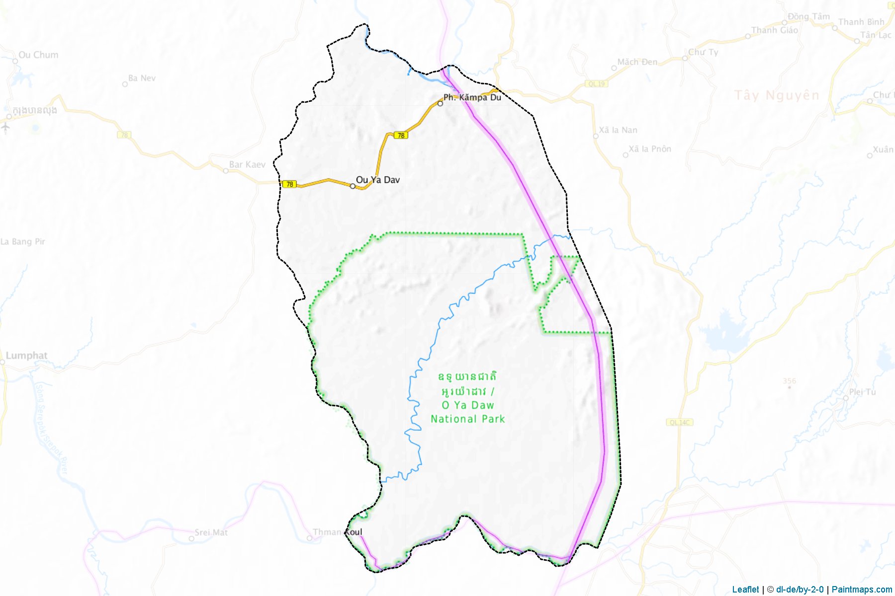 Ou Ya Dav (Ratanah Kiri) Map Cropping Samples-1