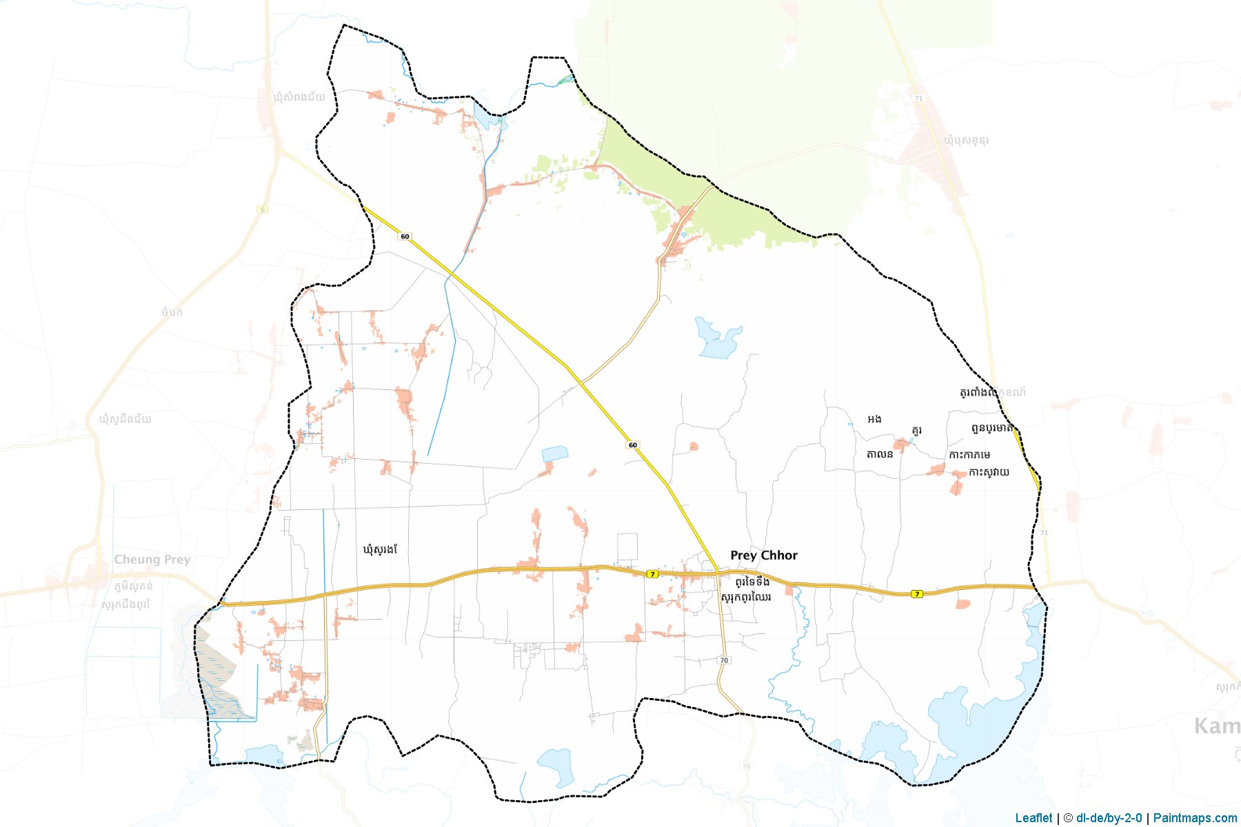 Prey Chhor (Kampong Cham) Map Cropping Samples-1