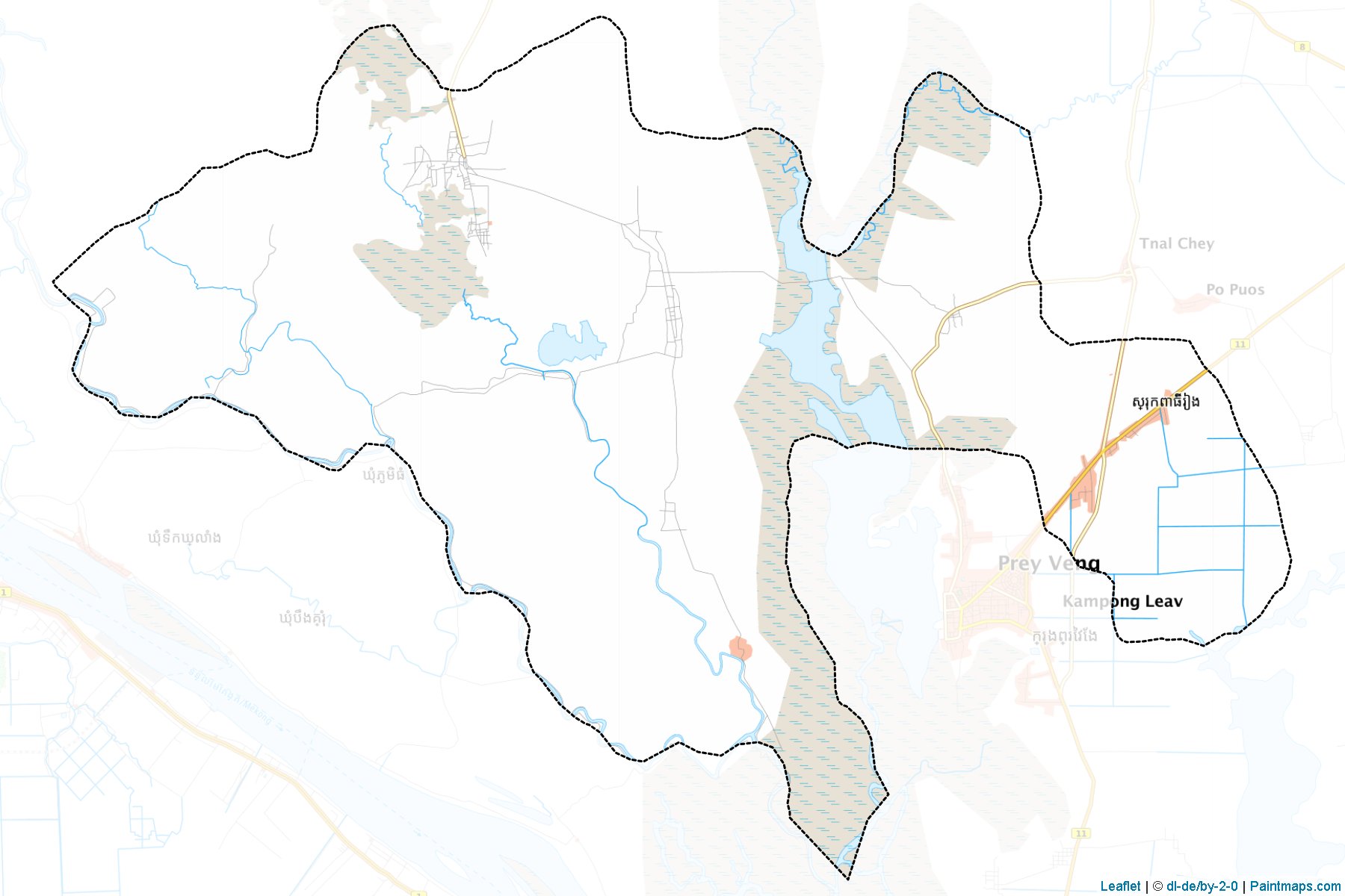 Kampong Leav (Prey Veng) Map Cropping Samples-1