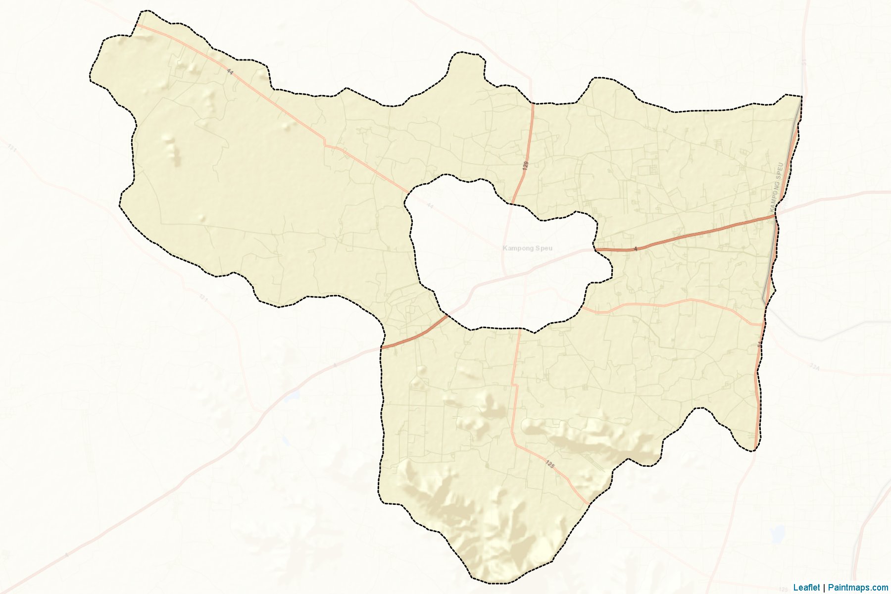 Muestras de recorte de mapas Samraong Tong (Kâmpóng Spœ)-2