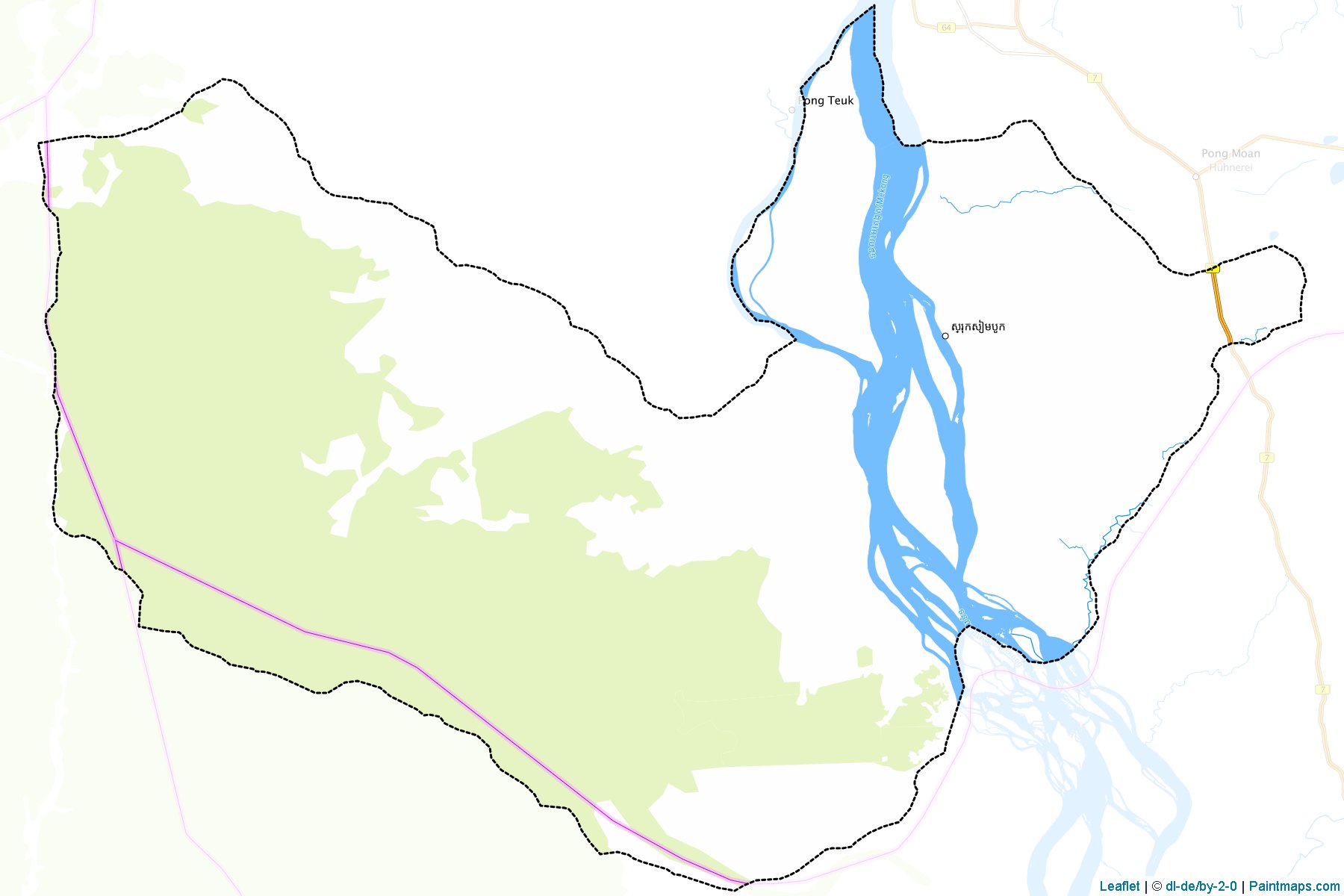 Siem Bouk (Stung Treng Province) Haritası Örnekleri-1