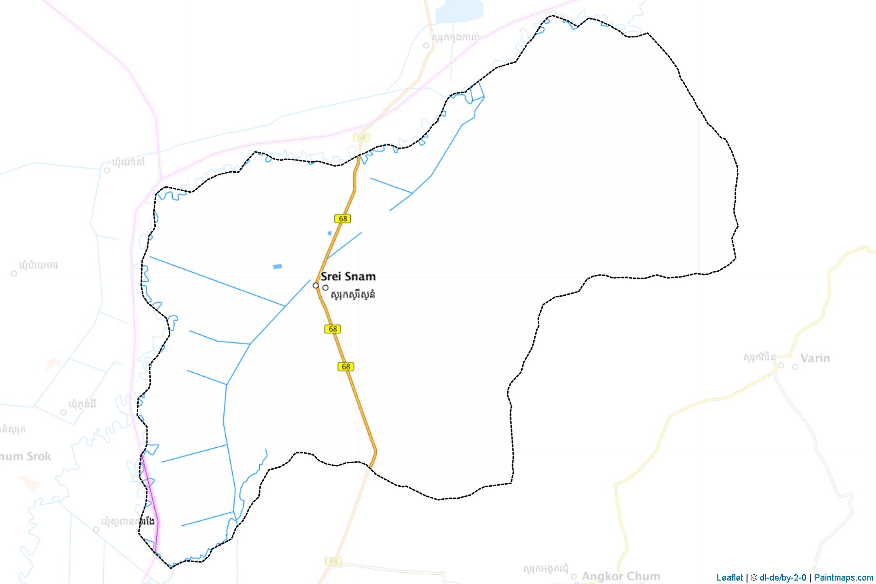 Srei Snam (Siem Reap Province) Map Cropping Samples-1