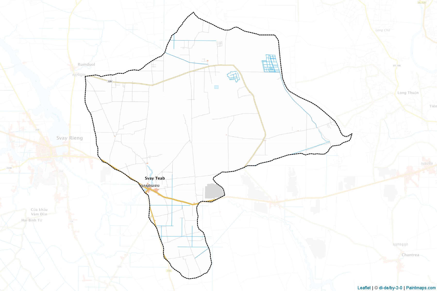 Svay Teab (Svay Rieng Province) Haritası Örnekleri-1