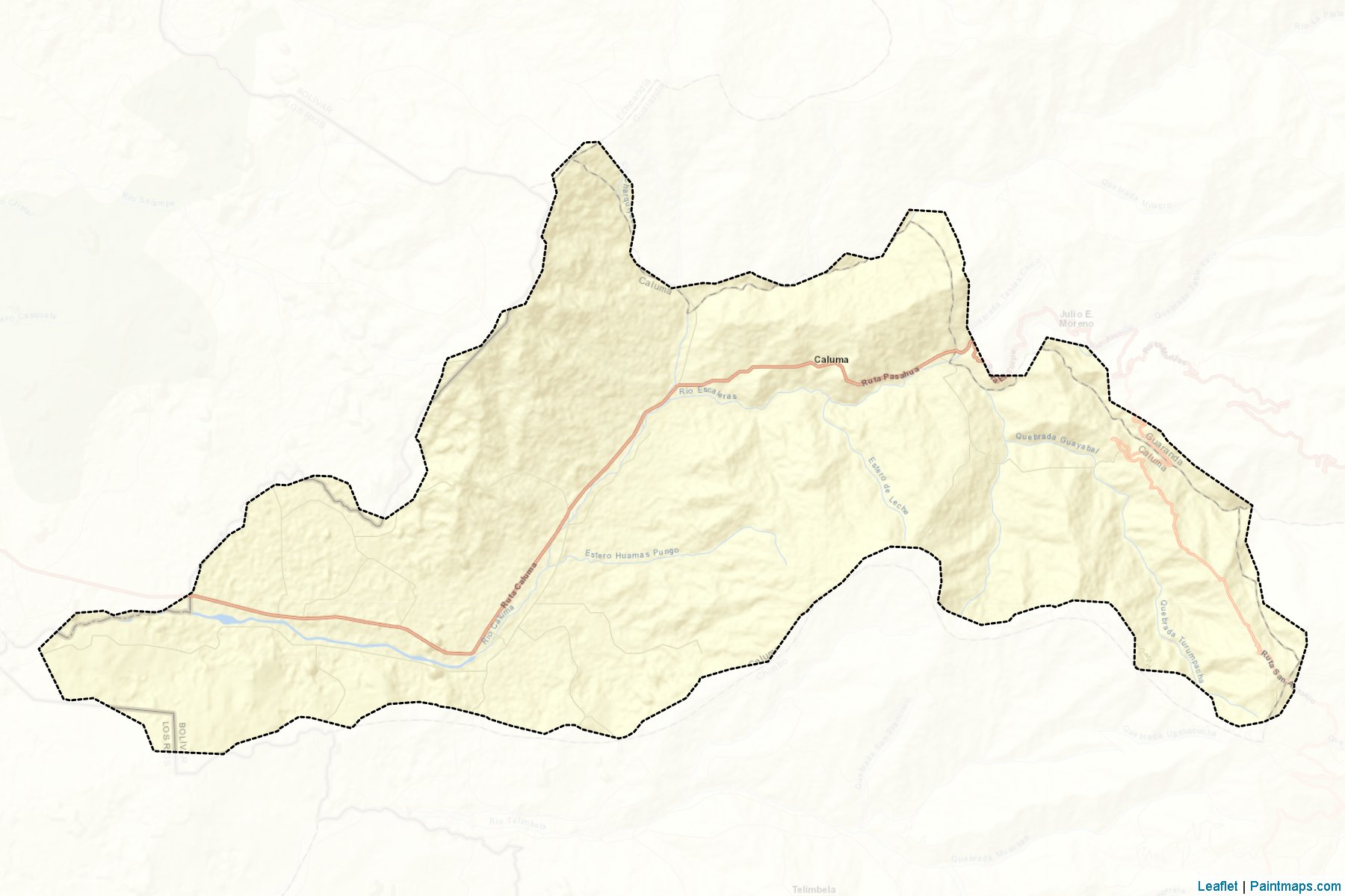 Caluma (Bolivar) Map Cropping Samples-2