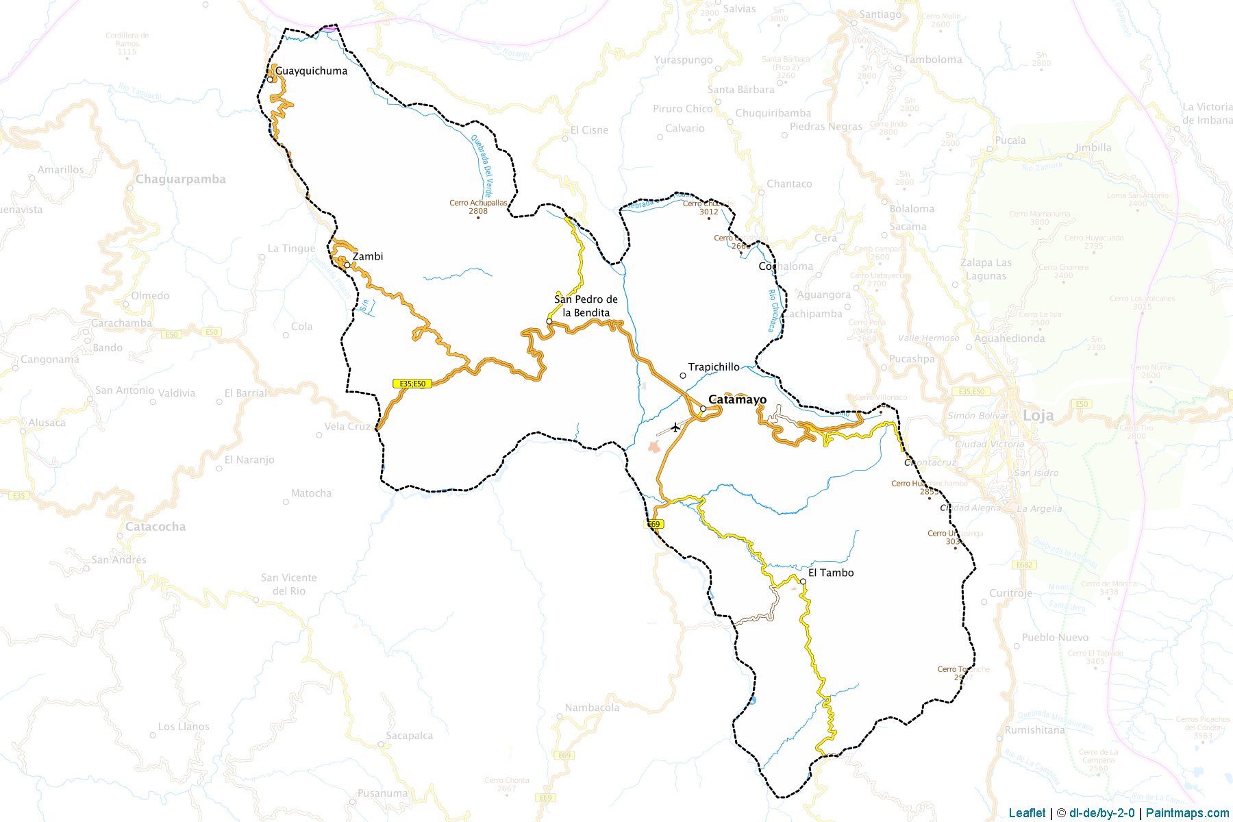 Catamayo (Loja) Map Cropping Samples-1