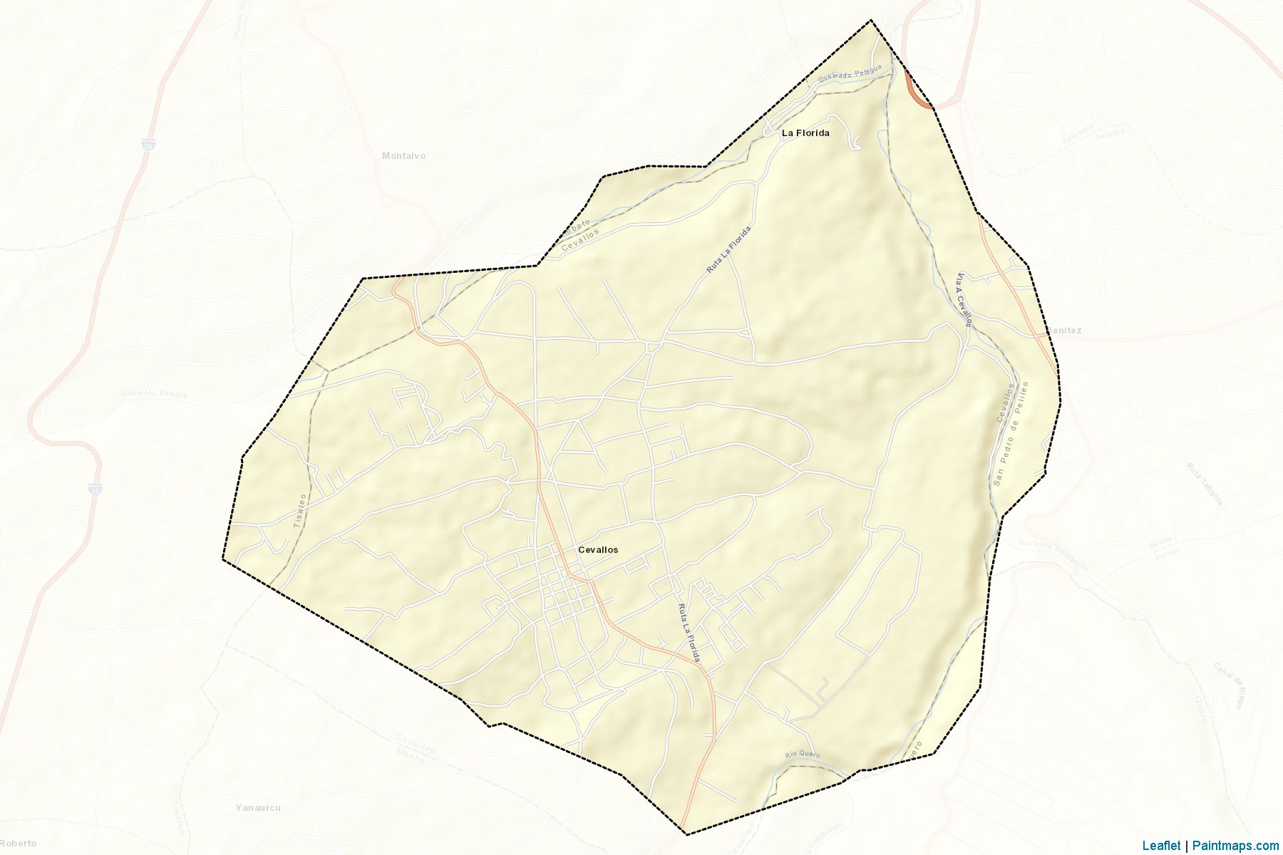 Muestras de recorte de mapas Cevallos (Tungurahua)-2