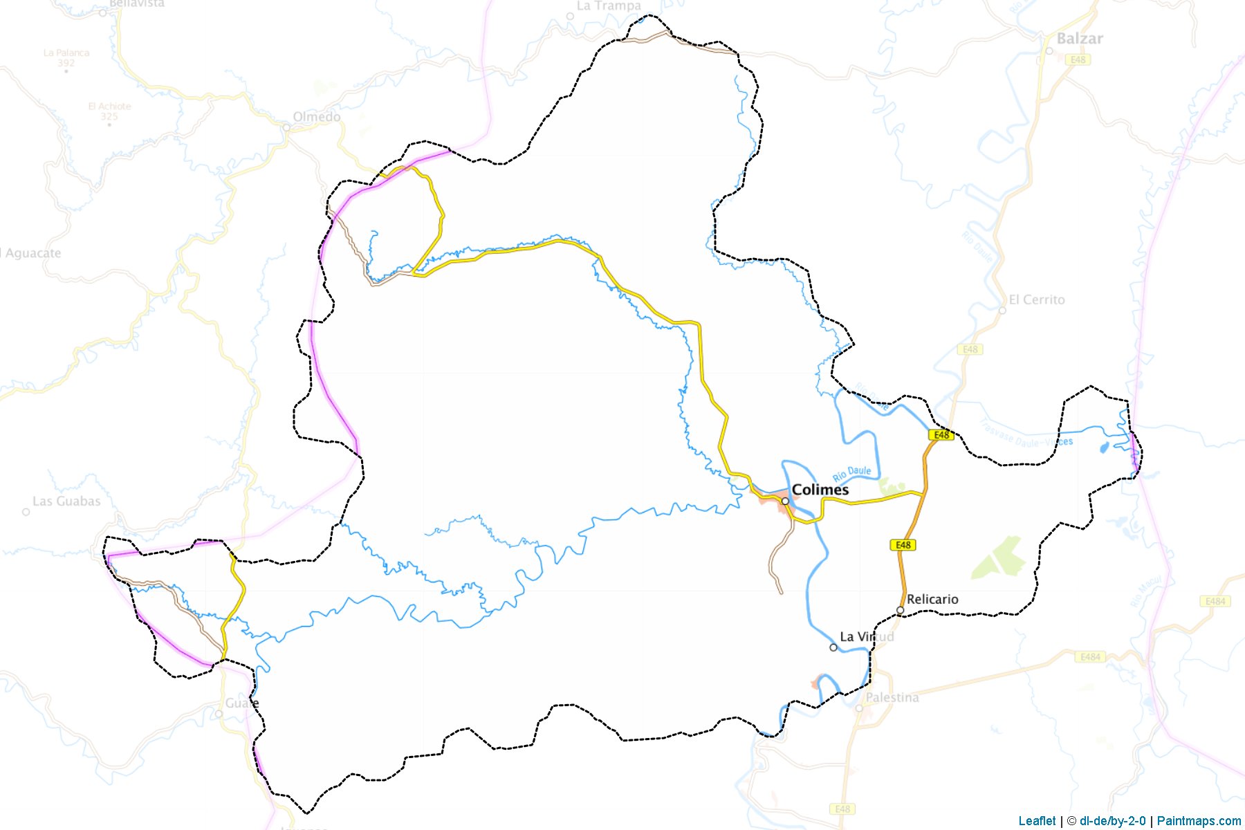 Muestras de recorte de mapas Colimes (Guayas)-1