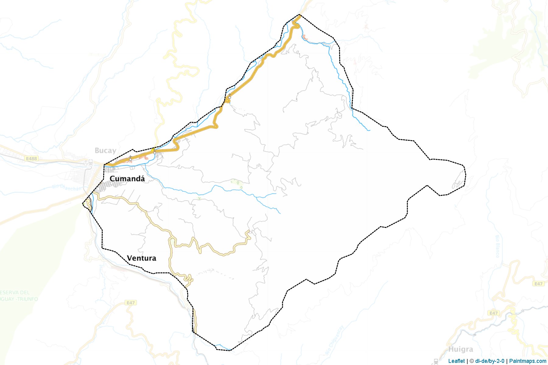 Muestras de recorte de mapas Cumandá (Chimborazo)-1