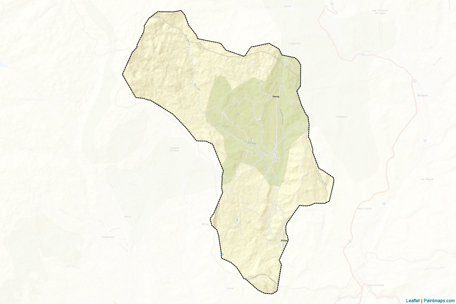 Muestras de recorte de mapas Déleg (Cañar)-2