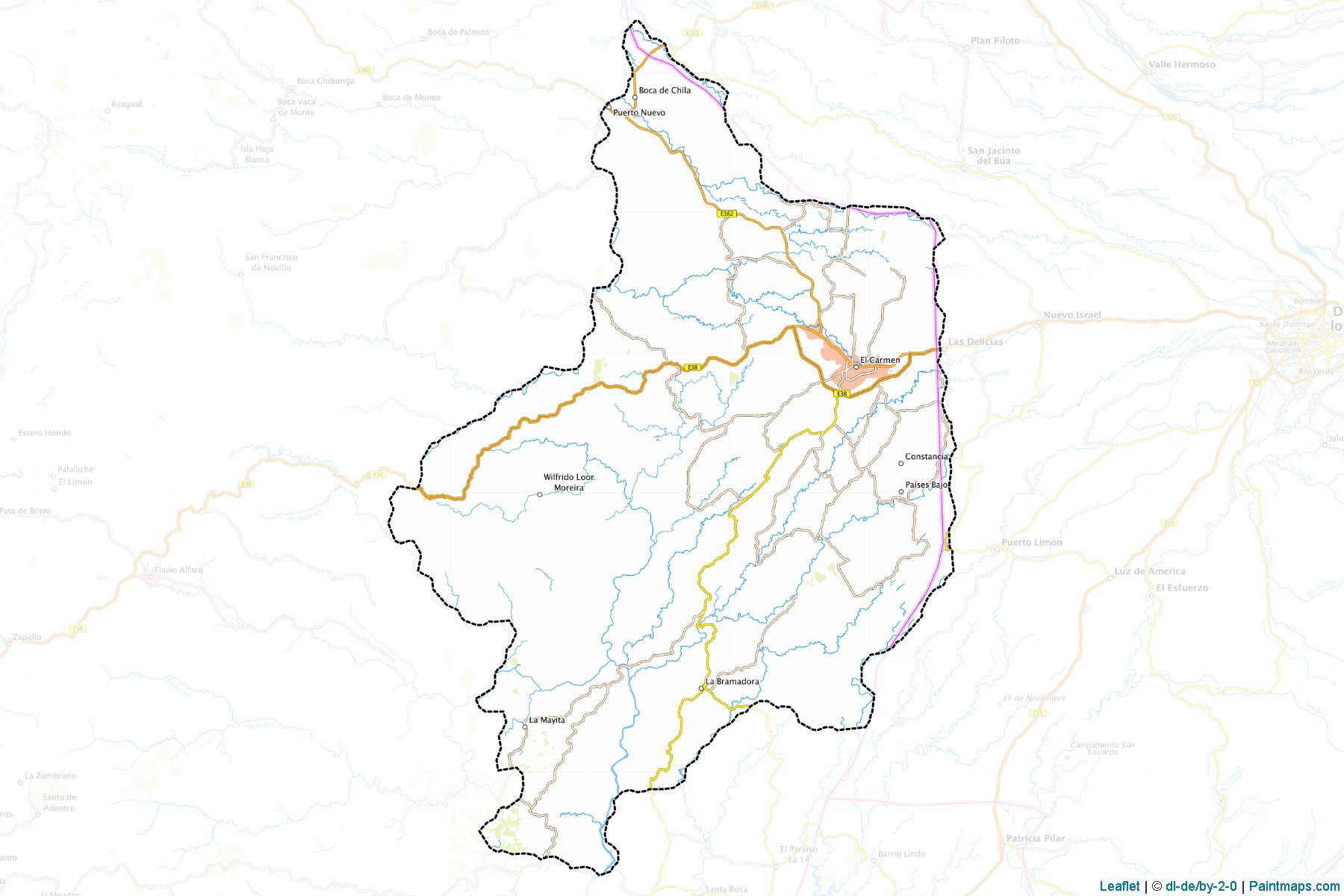 Muestras de recorte de mapas El Carmen (Manabi)-1