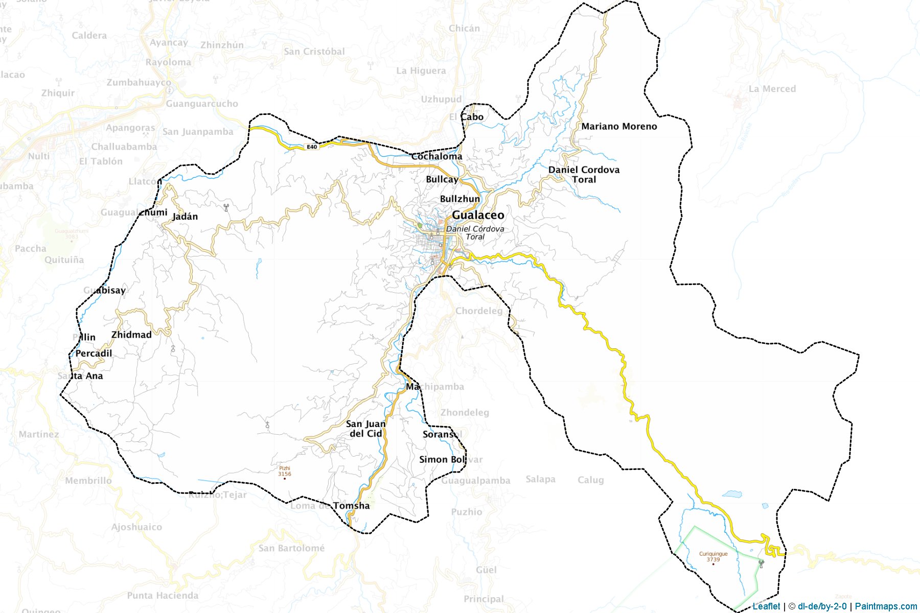 Gualaceo (Azuay) Map Cropping Samples-1