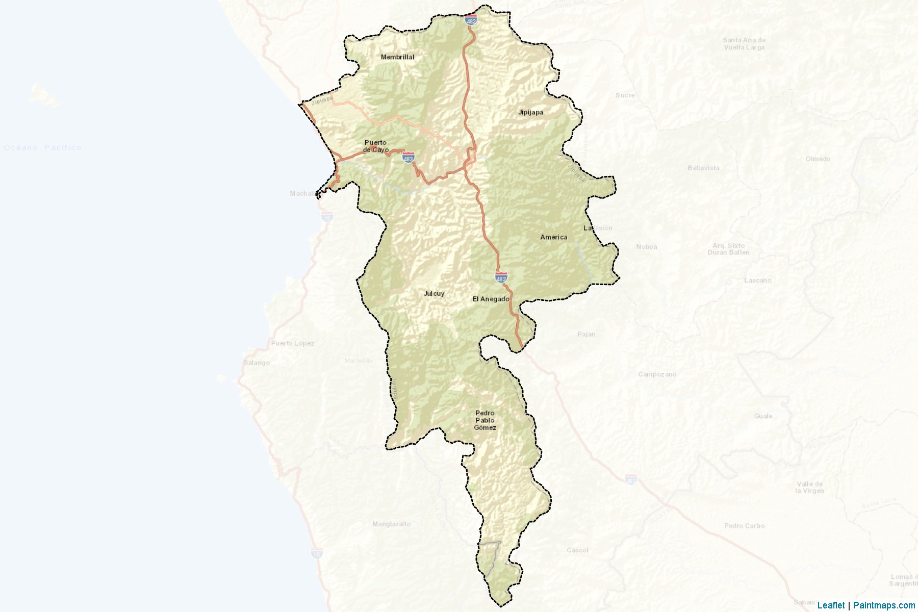 Muestras de recorte de mapas Jipijapa (Manabi)-2