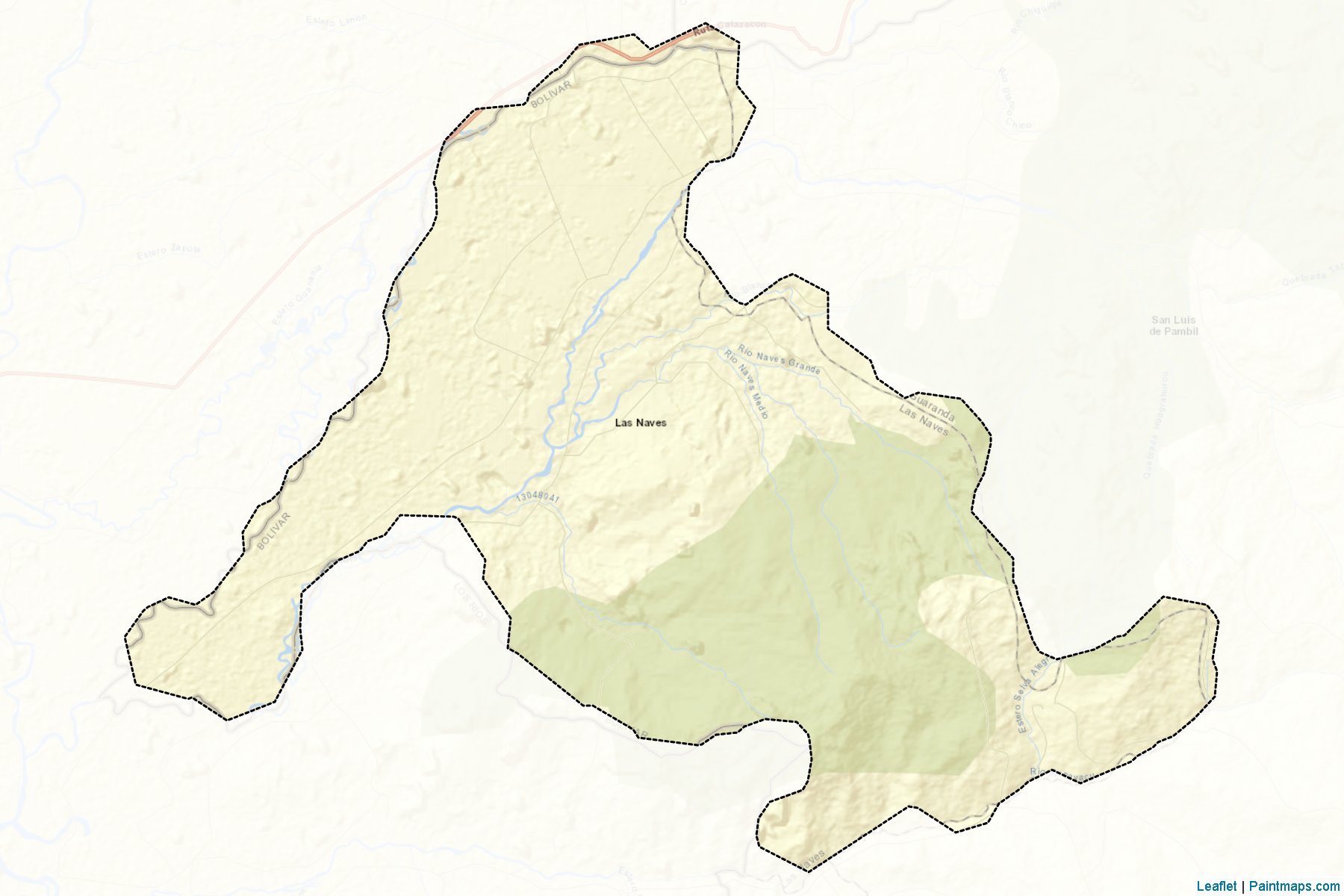 Las Naves (Bolivar) Map Cropping Samples-2