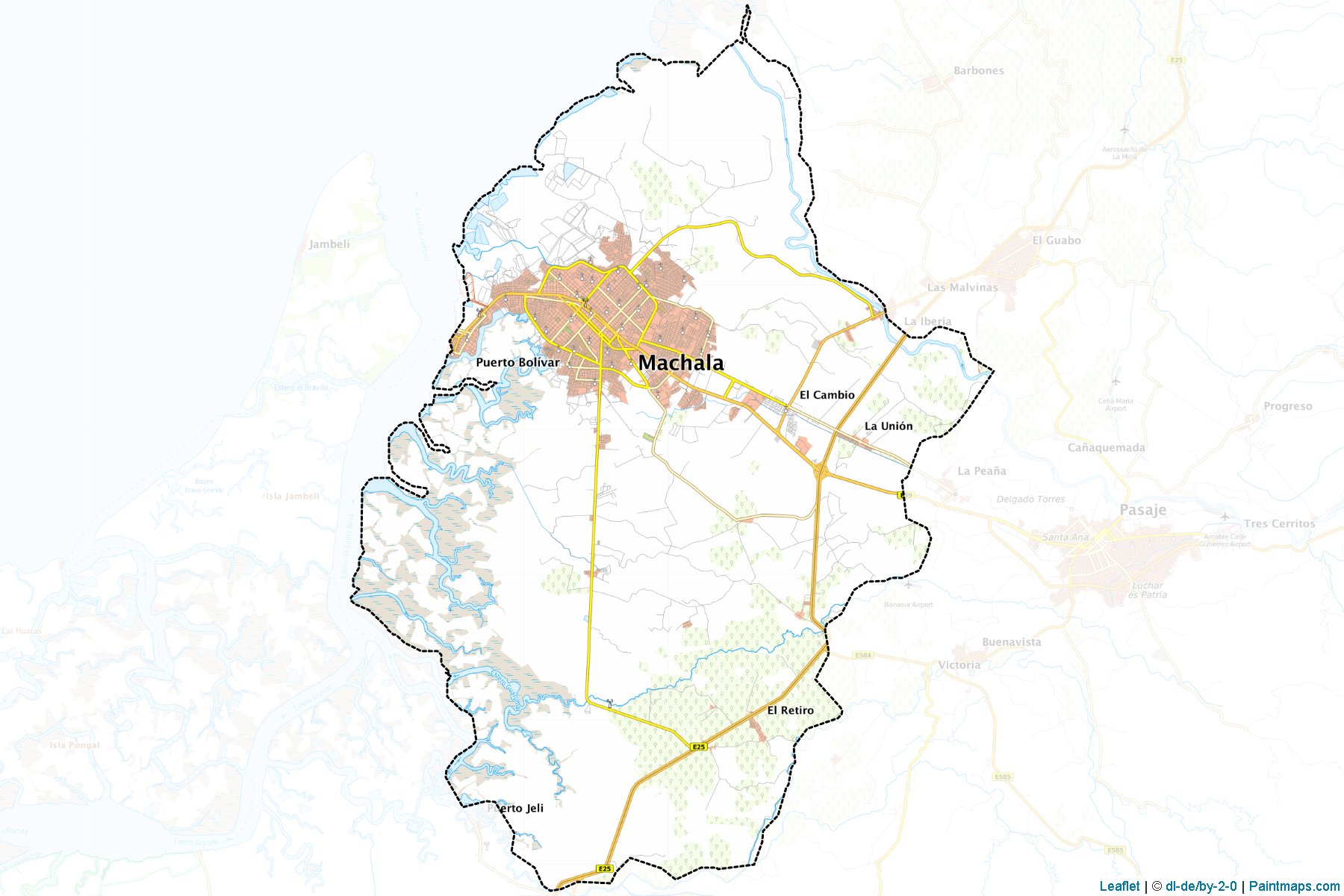 Machala (El Oro) Map Cropping Samples-1