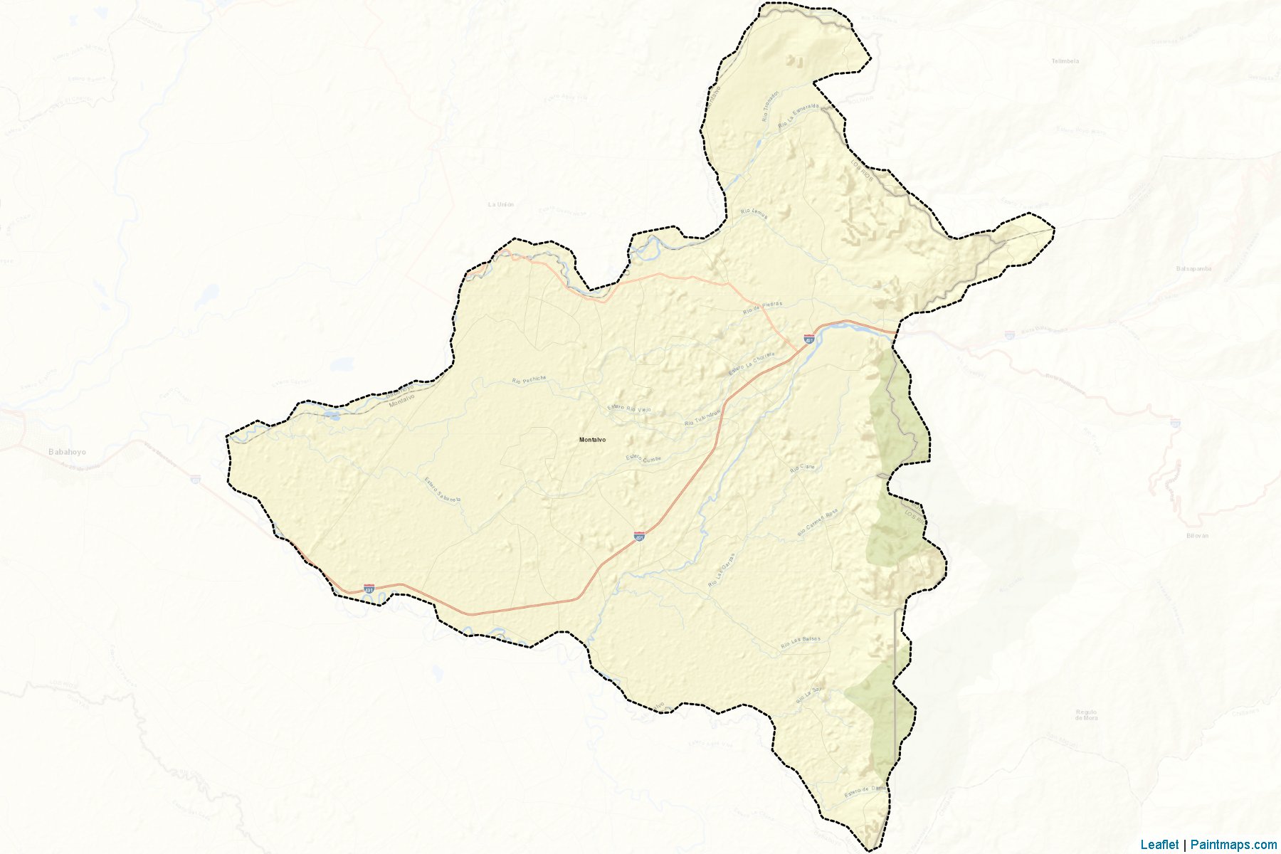 Muestras de recorte de mapas Montalvo (Los Rios)-2