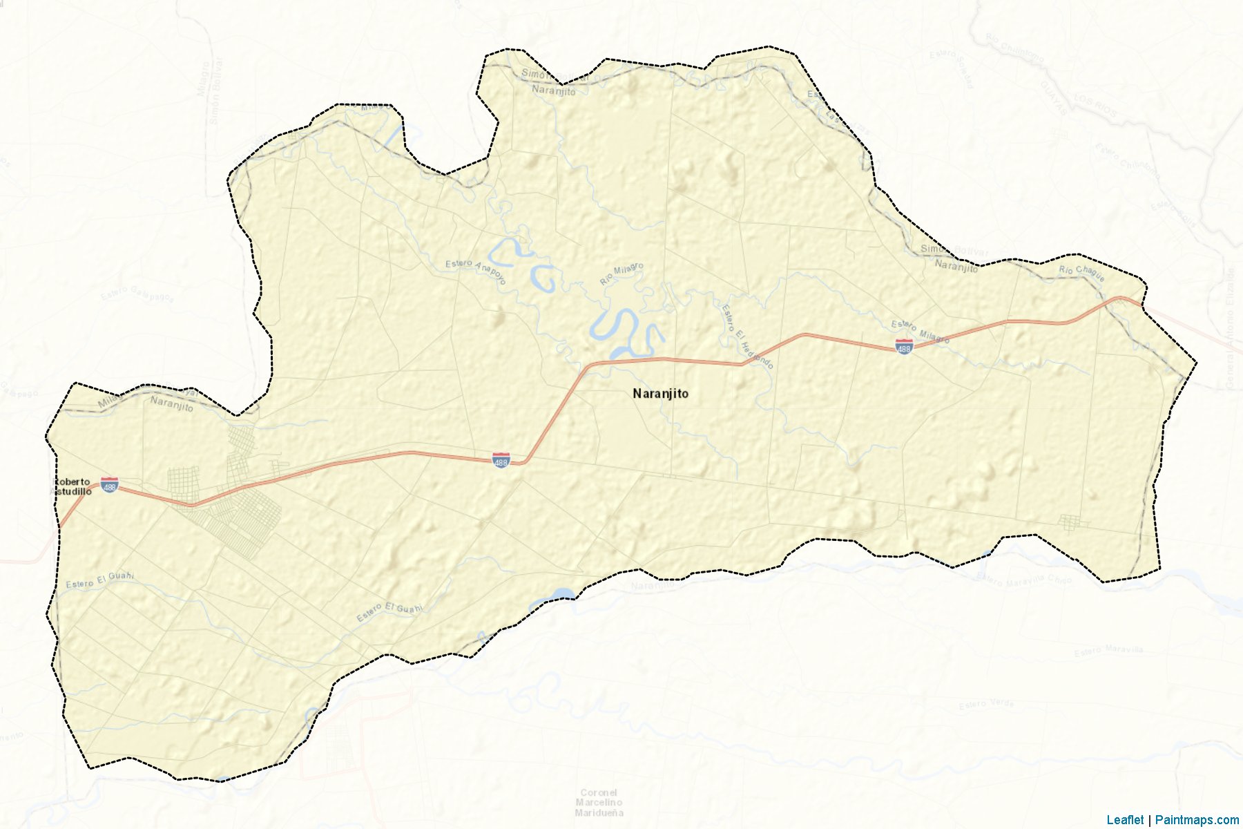 Muestras de recorte de mapas Naranjito (Guayas)-2