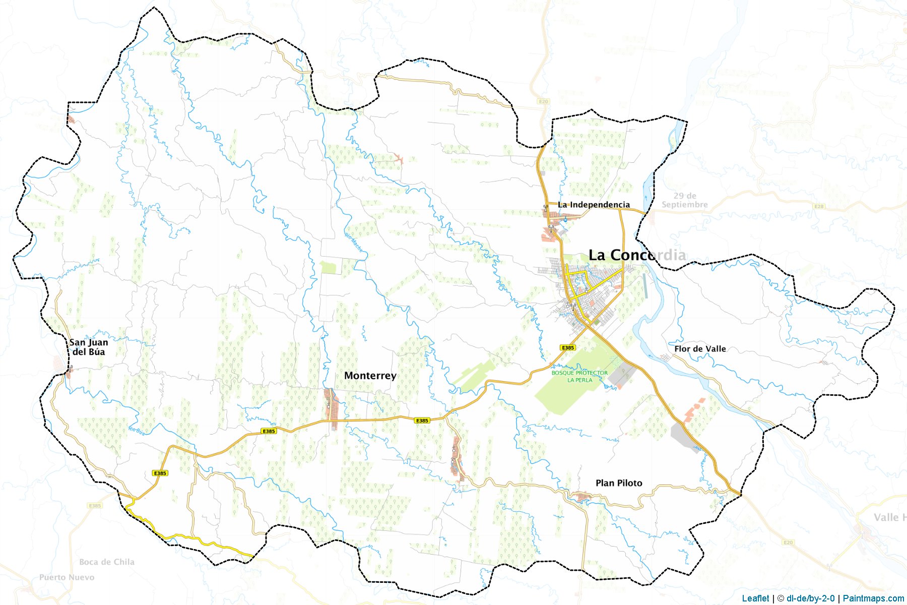 Muestras de recorte de mapas  (Santo Domingo de los Tsáchilas)-1