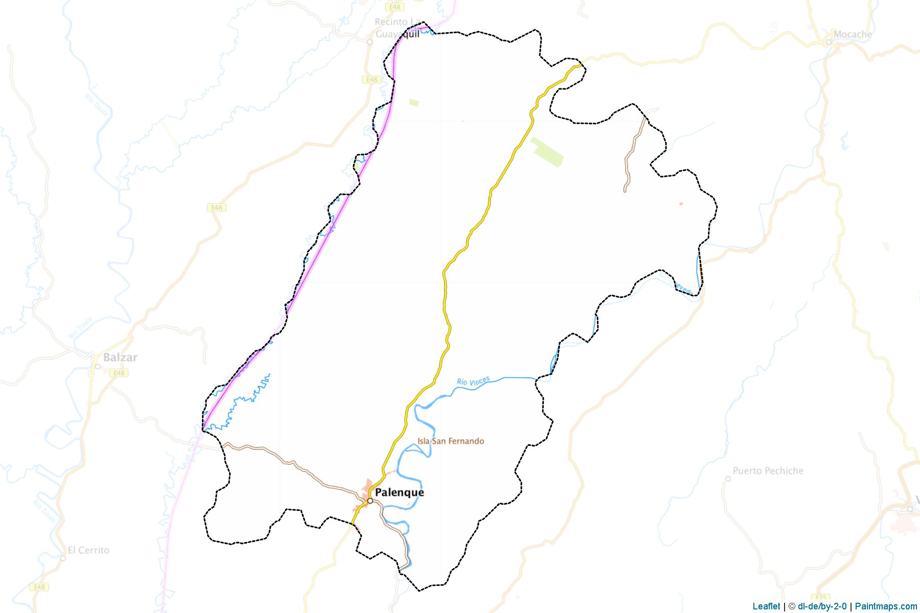 Muestras de recorte de mapas Palenque (Los Rios)-1