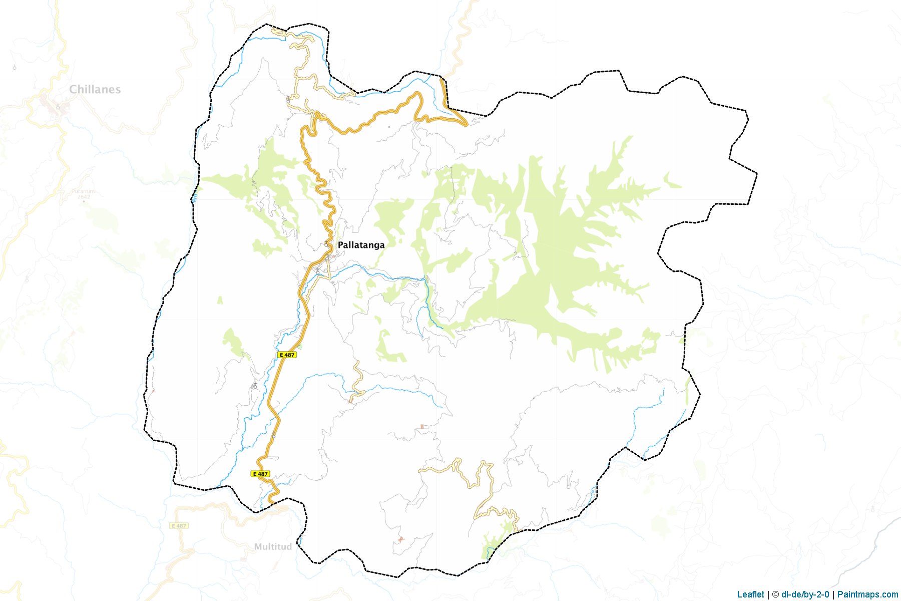 Pallatanga (Chimborazo) Haritası Örnekleri-1