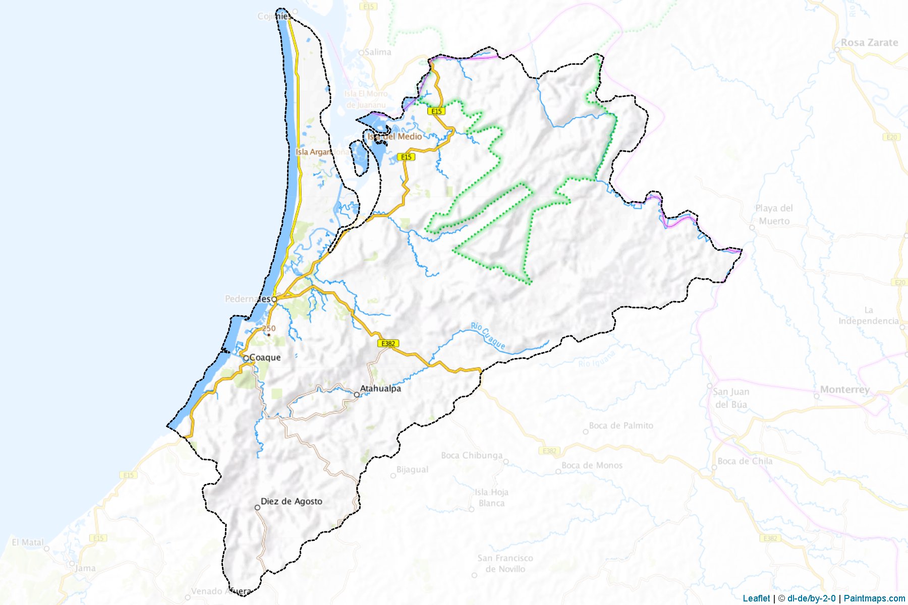 Muestras de recorte de mapas Pedernales (Manabi)-1