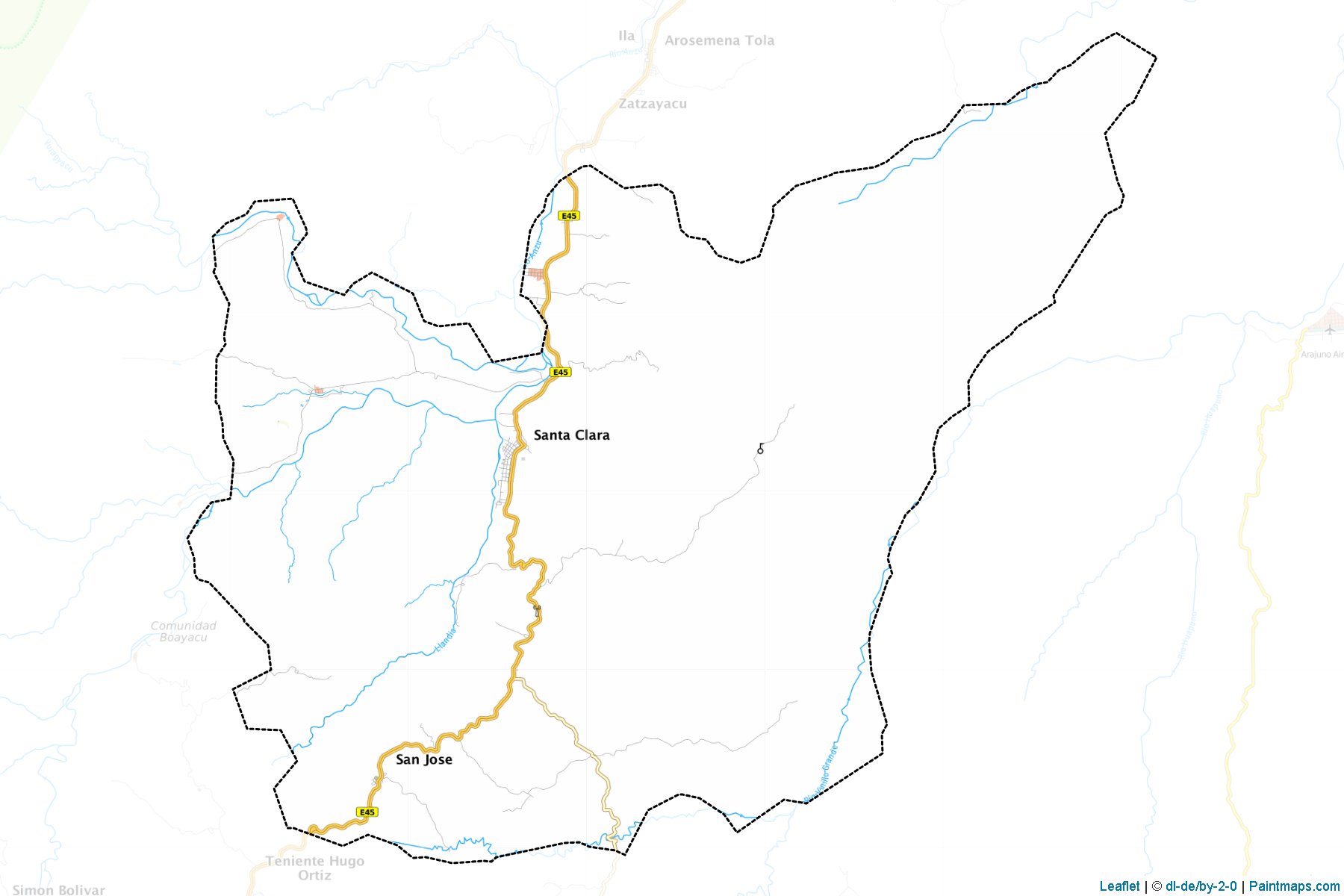 Make printable Santa Clara maps with border masking (cropping) using ...