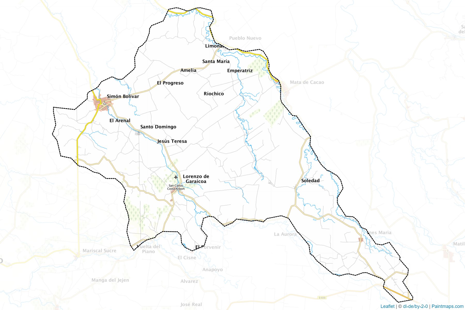 Muestras de recorte de mapas Simon Bolivar (Guayas)-1