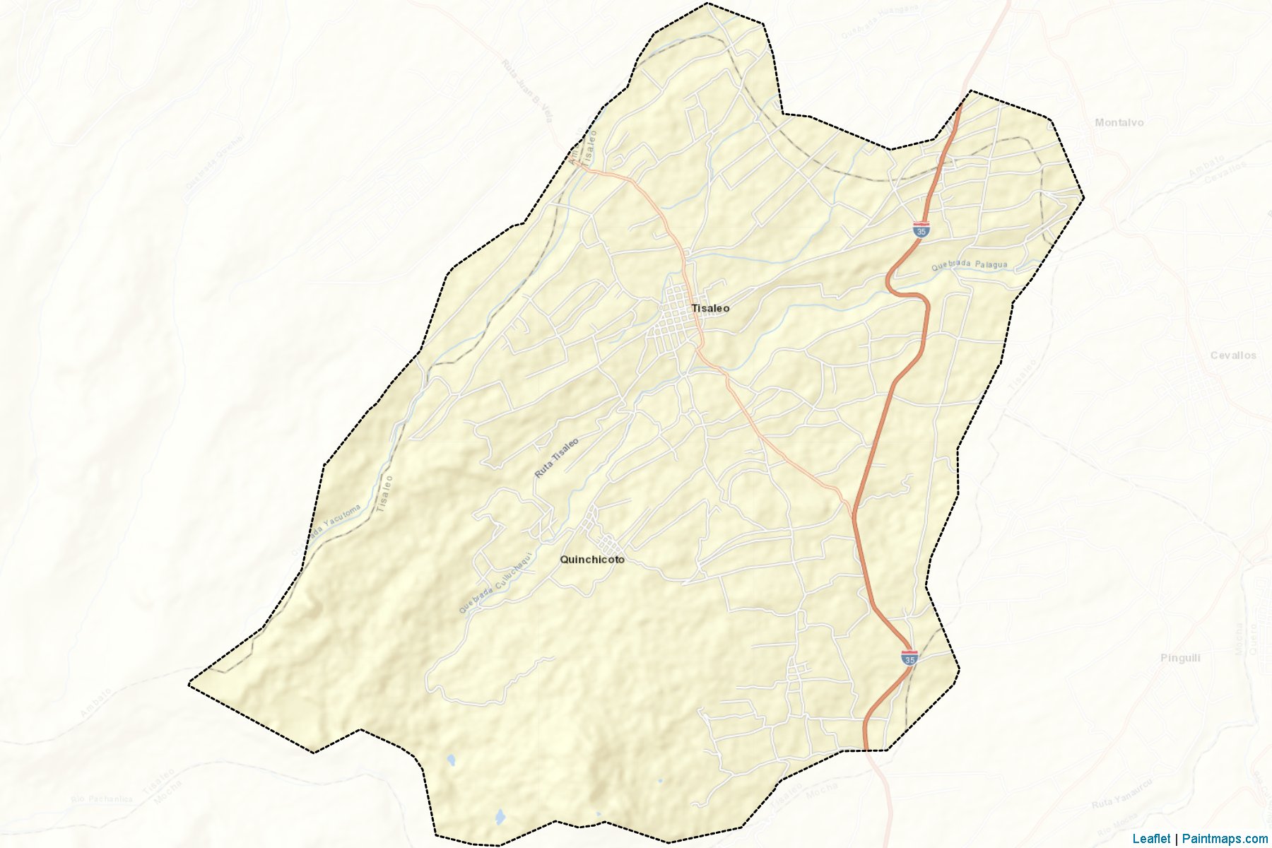 Muestras de recorte de mapas Tisaleo (Tungurahua)-2