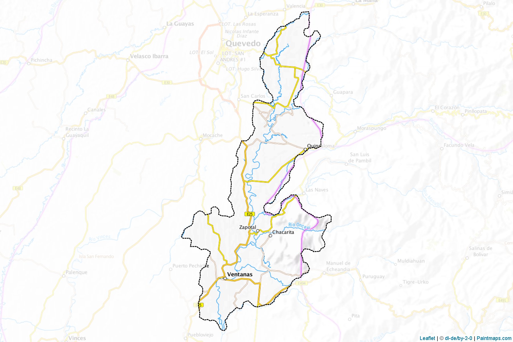 Muestras de recorte de mapas Ventanas (Los Rios)-1