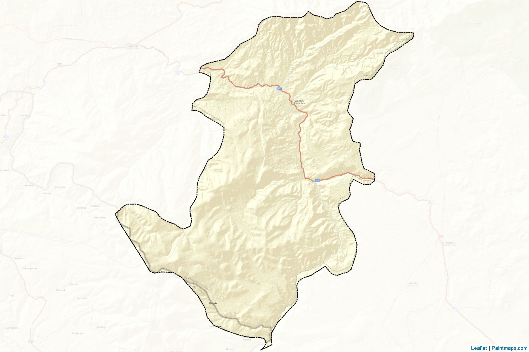 Aspindza (Samtskhe-Javakheti) Map Cropping Samples-2