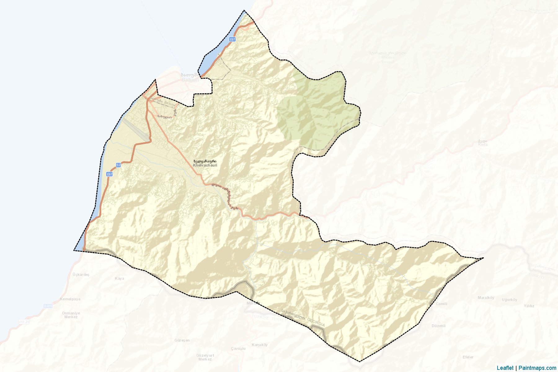 Khelvachauri (Ajaria) Map Cropping Samples-2