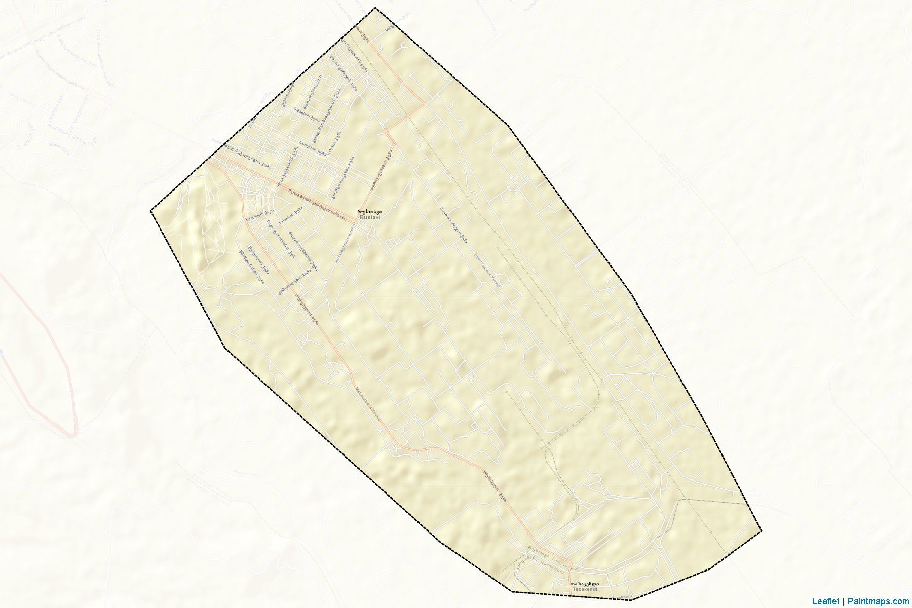 Gardabani (Kvemo Kartli) Map Cropping Samples-2