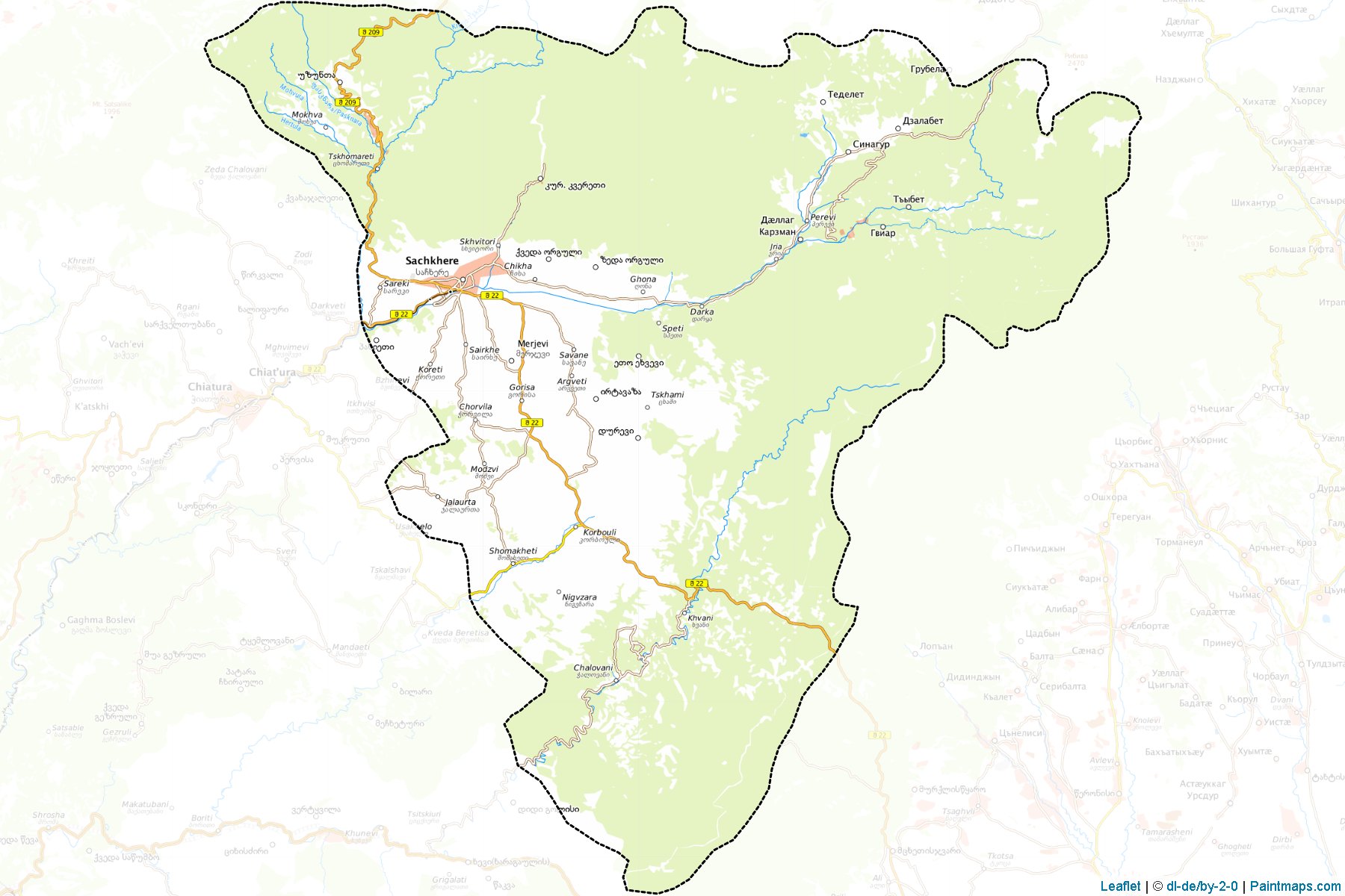 Sachkhere (Imereti) Map Cropping Samples-1