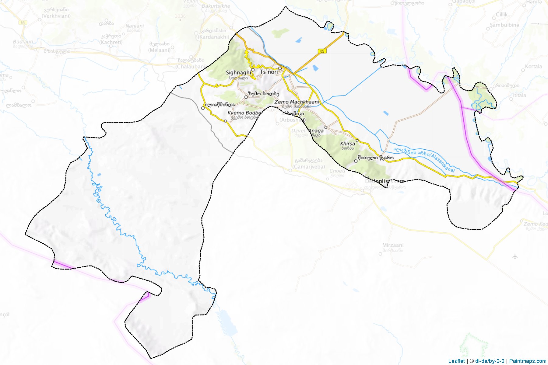 Signagi (Kakheti) Map Cropping Samples-1