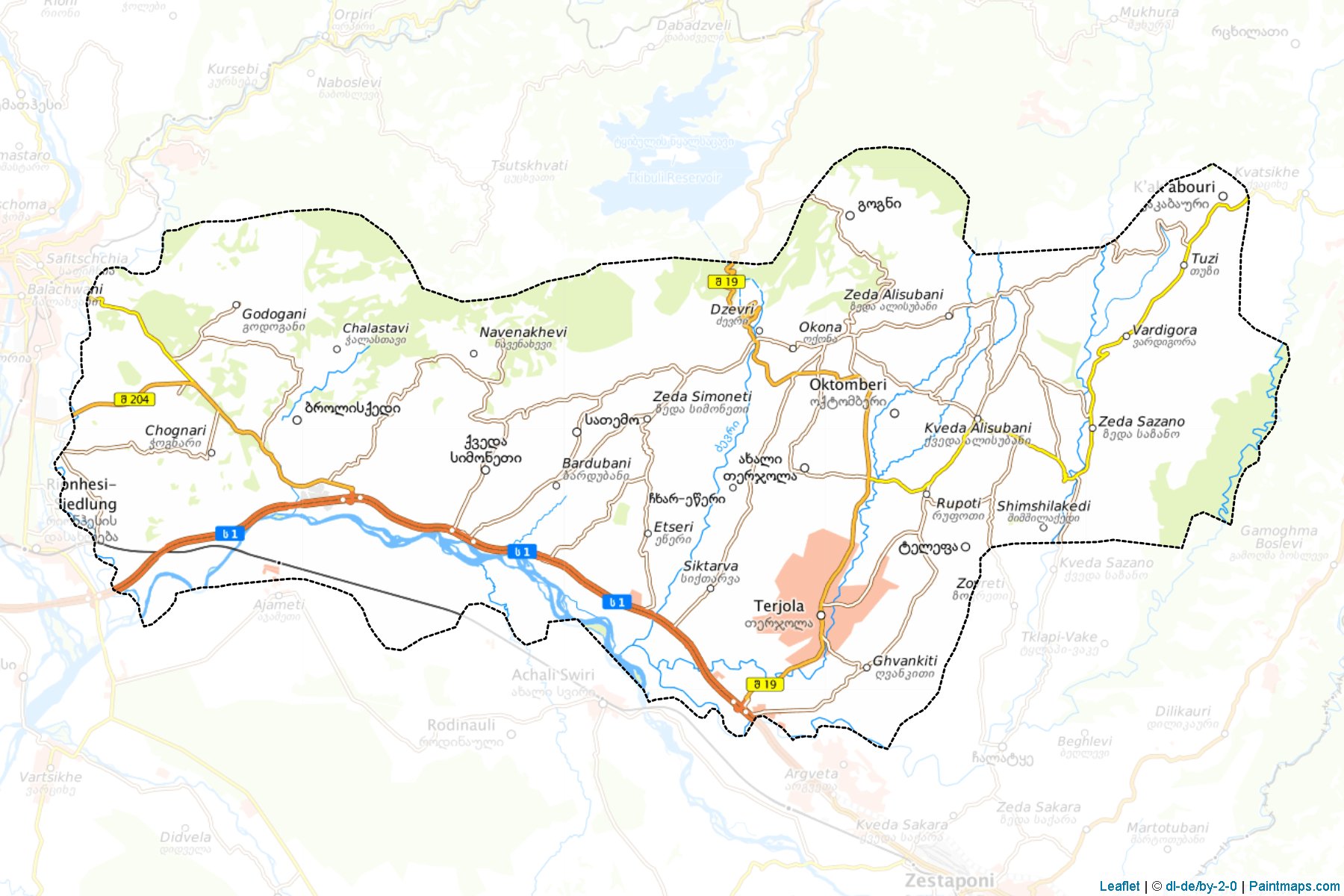 Muestras de recorte de mapas Terjola (Imereti)-1