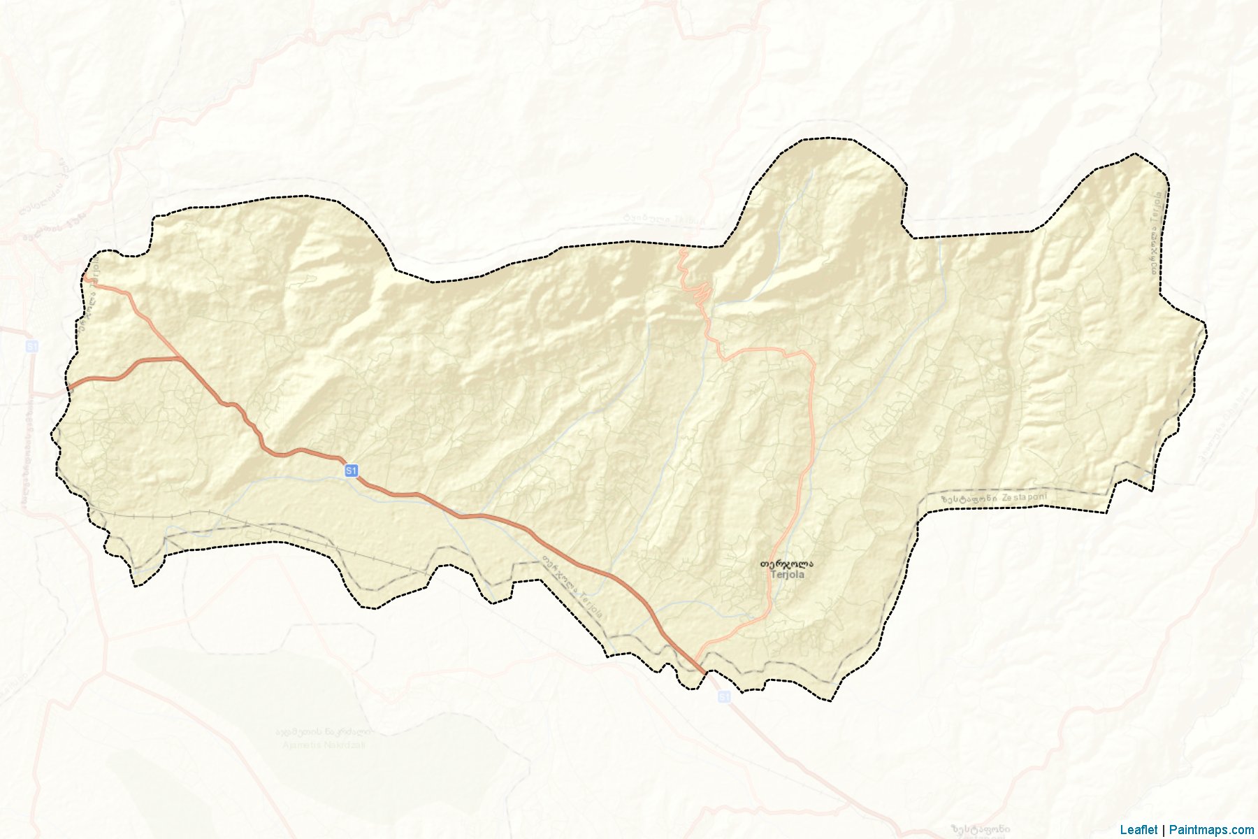 Muestras de recorte de mapas Terjola (Imereti)-2