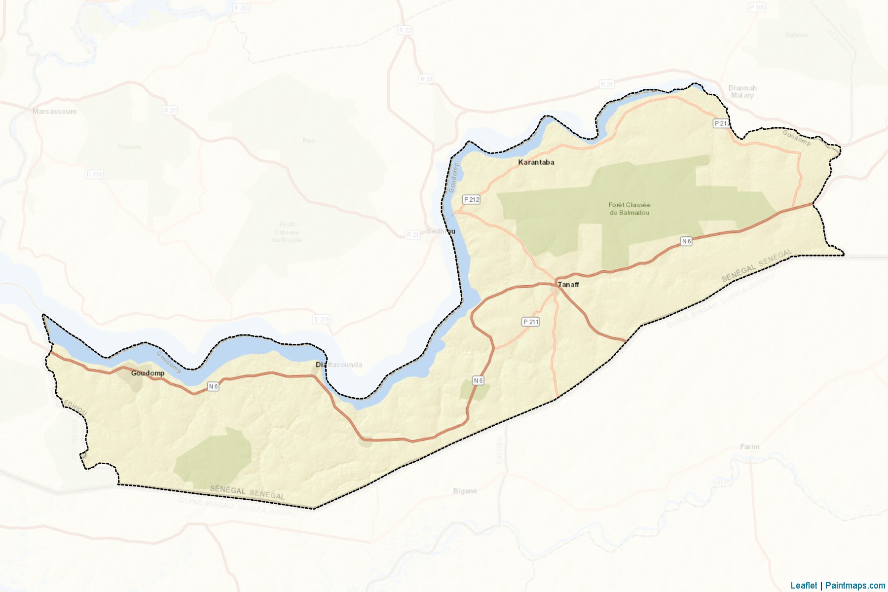 Goudomp (Sedhiou) Map Cropping Samples-2