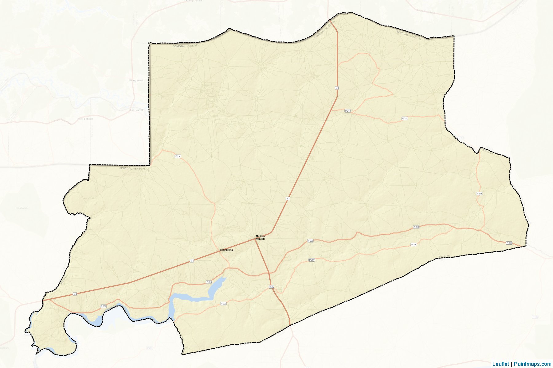 Muestras de recorte de mapas Bounkiling (Sedhiou)-2