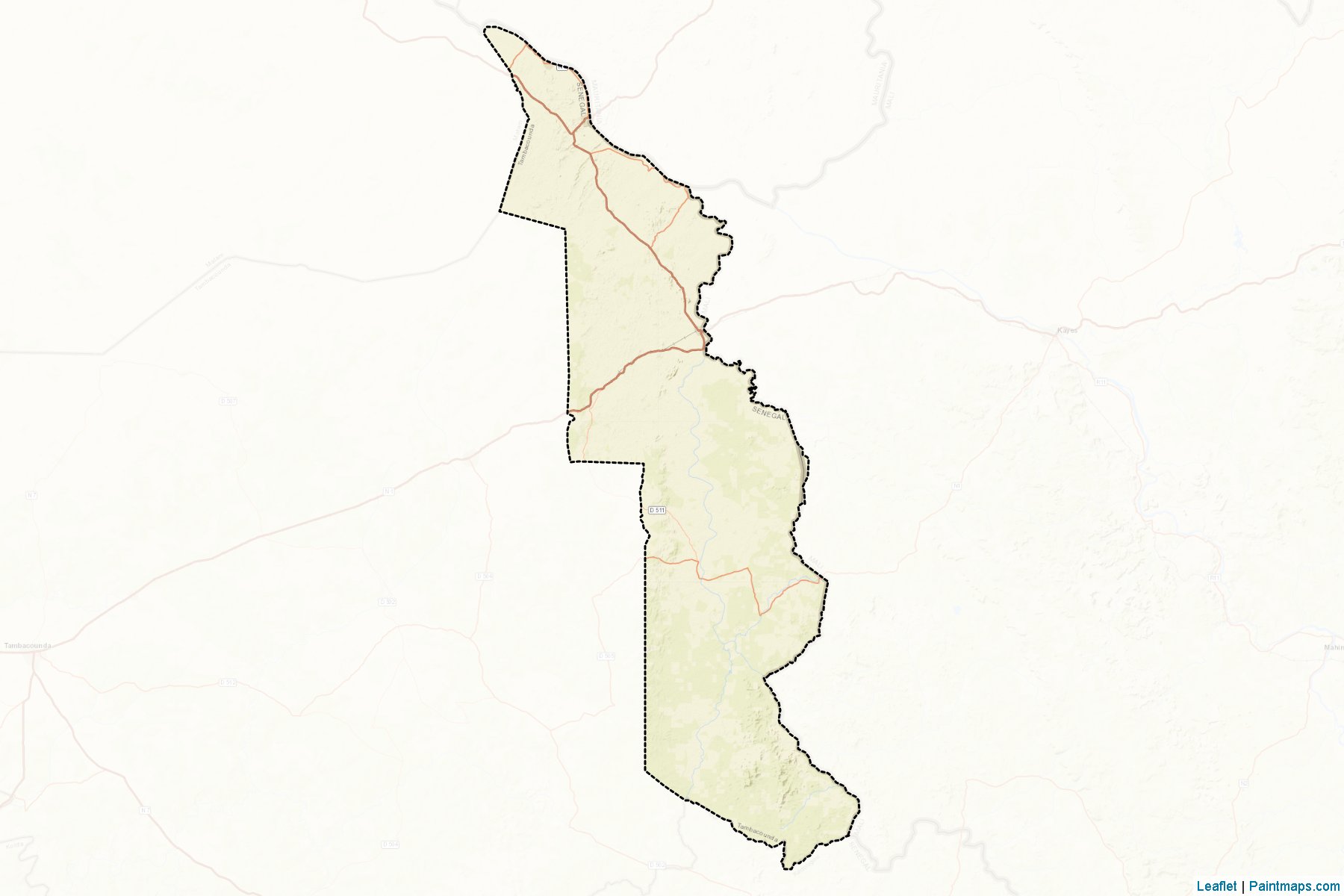 Bakel (Tambacounda) Map Cropping Samples-2