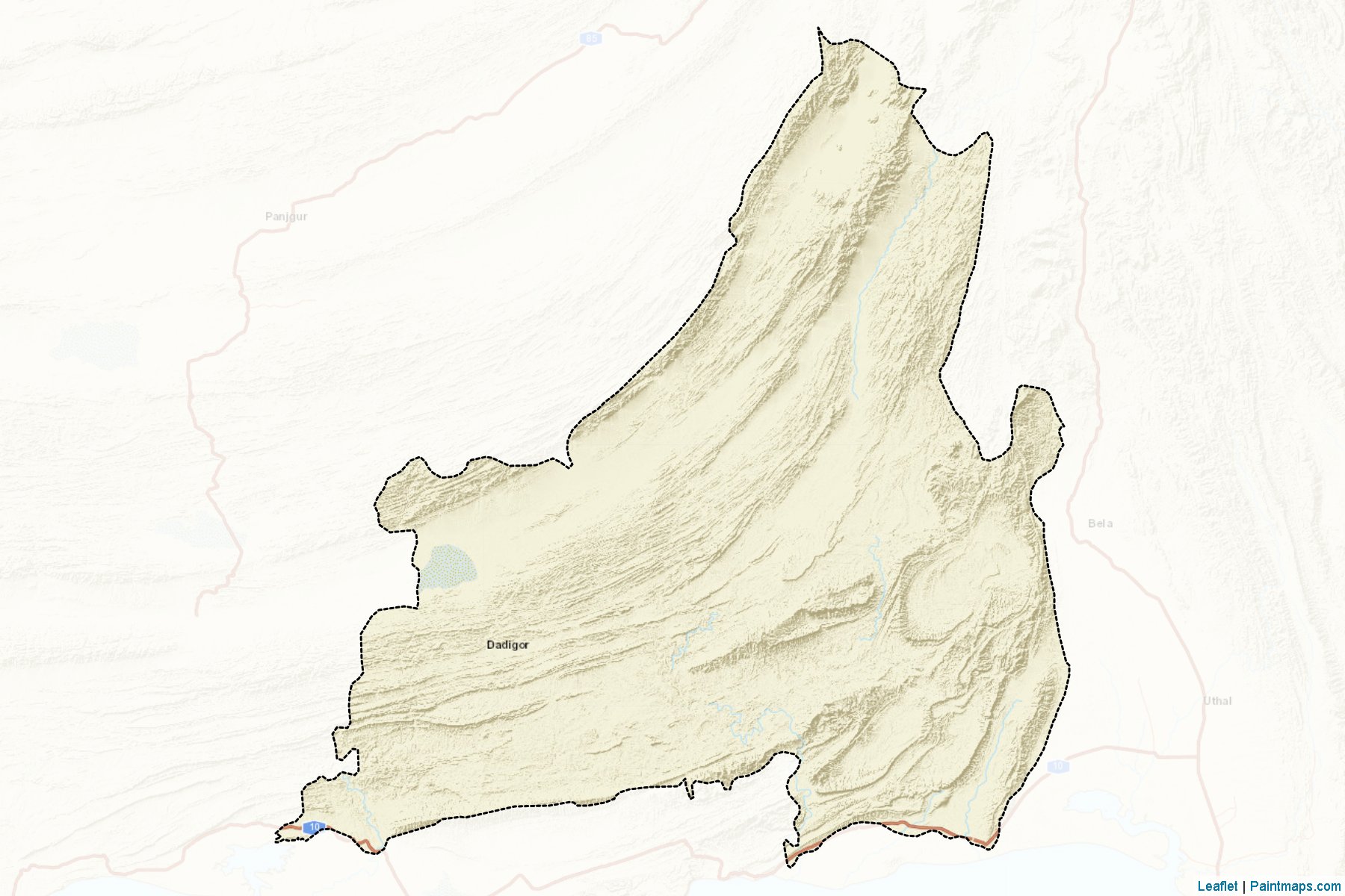 Awaran (Balochistan) Map Cropping Samples-2