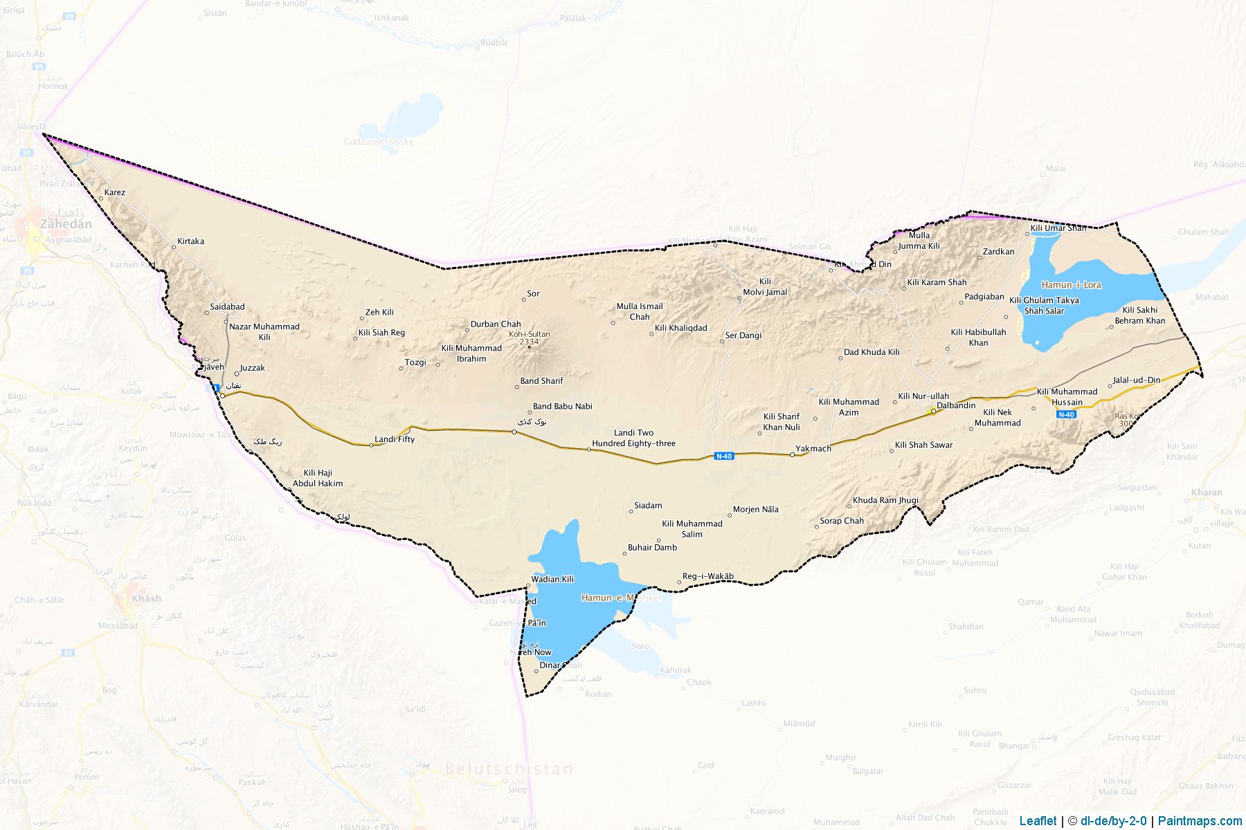 Chagai (Balochistan) Map Cropping Samples-1